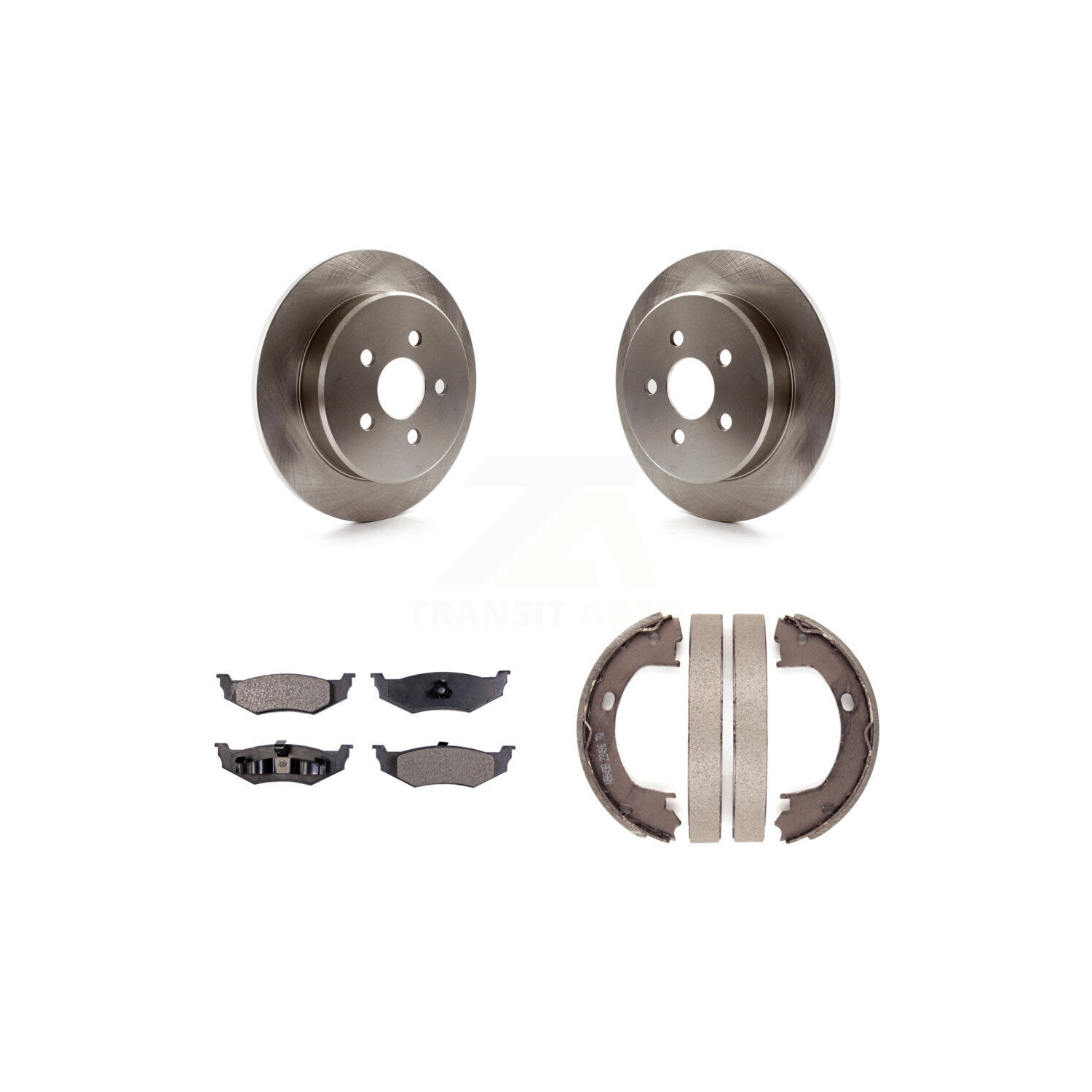 Disques arrière Plaquettes de frein de stationnement en céramique Kit pour Chrysler PT Cruiser Dodge Neon K8T-105654