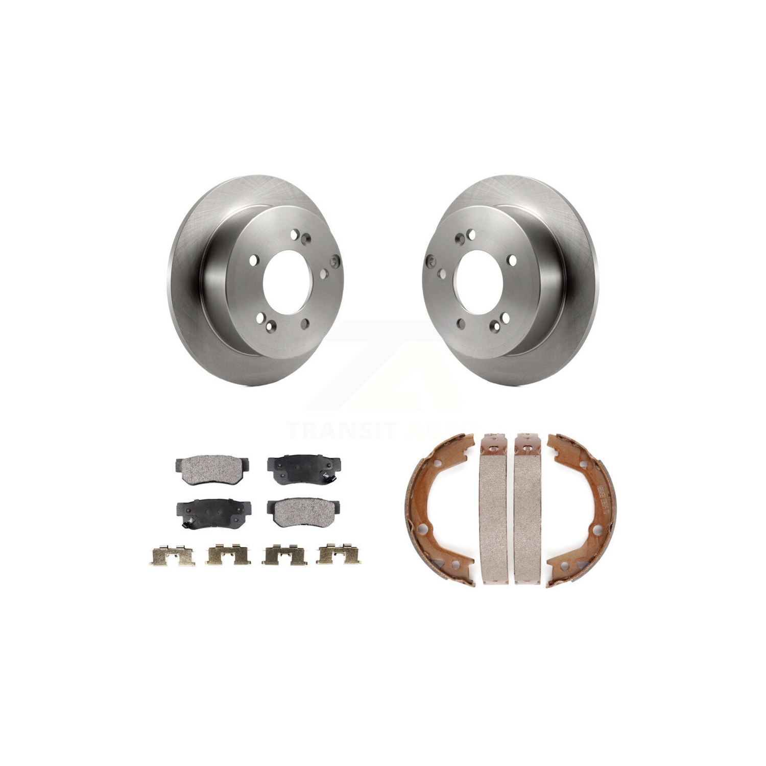 Kit plaquettes et patins de stationnement en céramique pour disques arrière Tucson Kia Sportage Sonata K8T-105514 de Hyundai