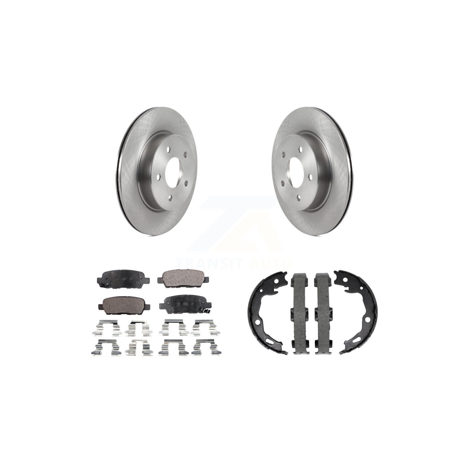 Ensemble plaquettes en céramique et patins de frein de stationnement pour Nissan Qashqai Rogue Sport K8T-105422