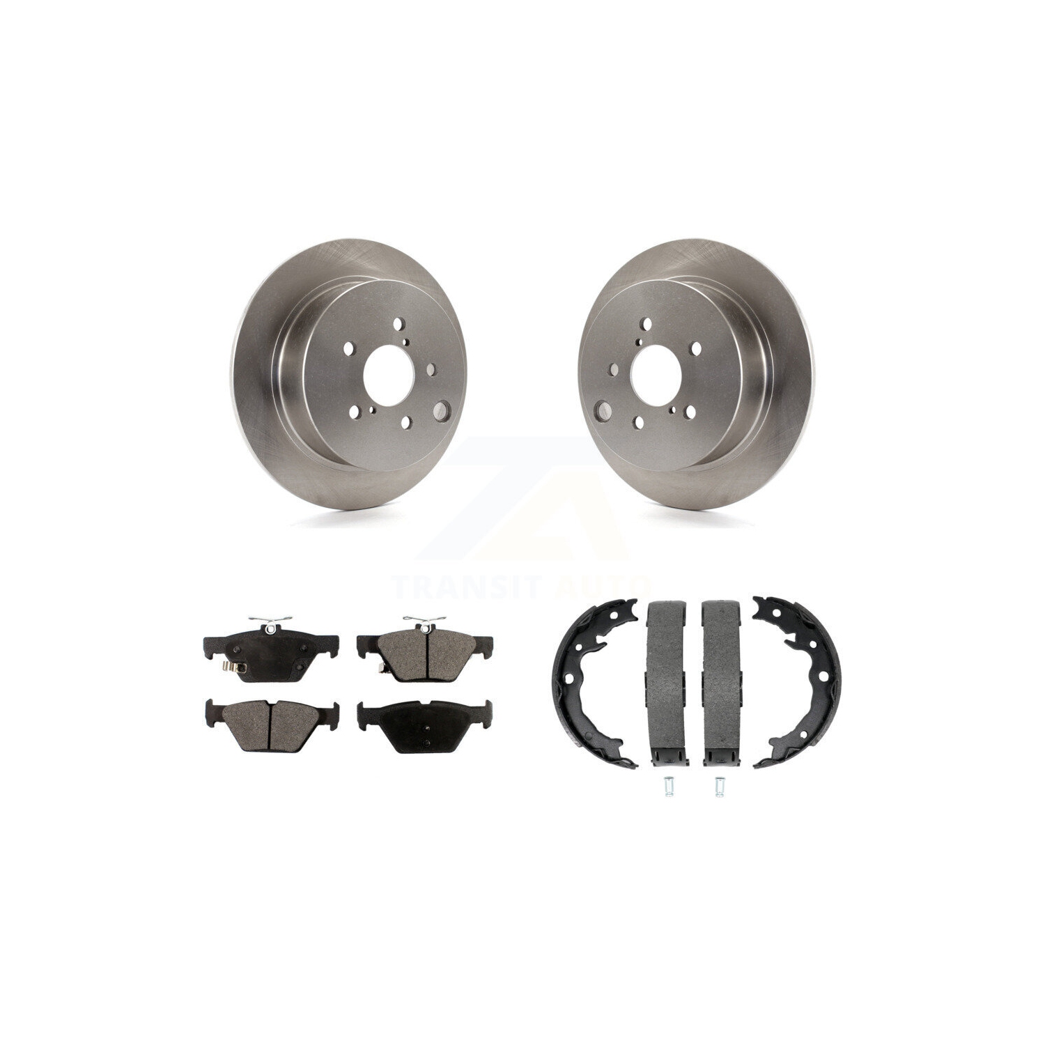 Jeu de plaquettes en céramique pour disques arrière et patins de frein de stationnement pour Subaru Crosstrek K8T-105757