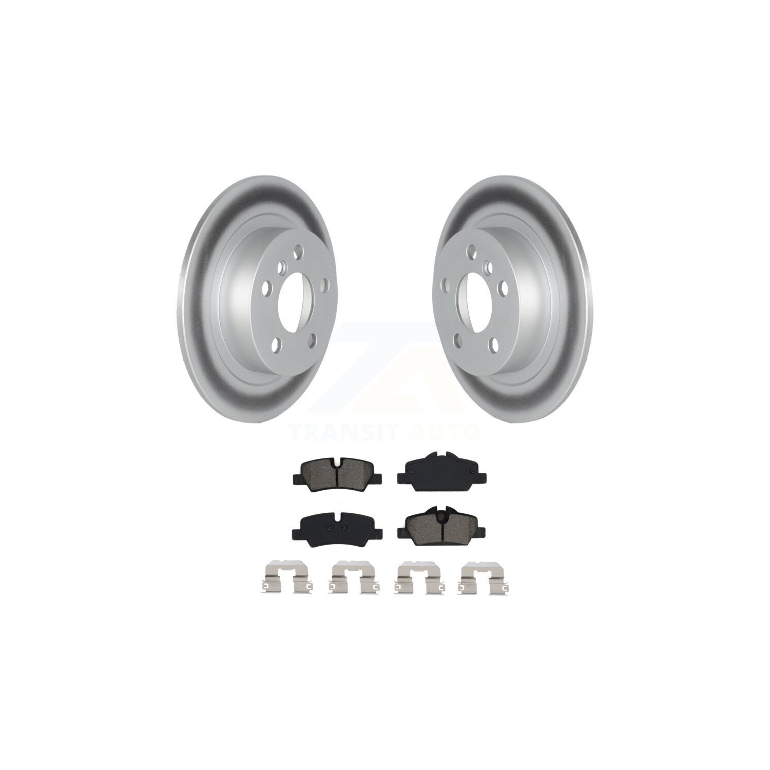 Ensemble de plaquettes semi-métalliques à disques de frein enduits arrière pour mini Cooper BATTERIE EV KGS-103611