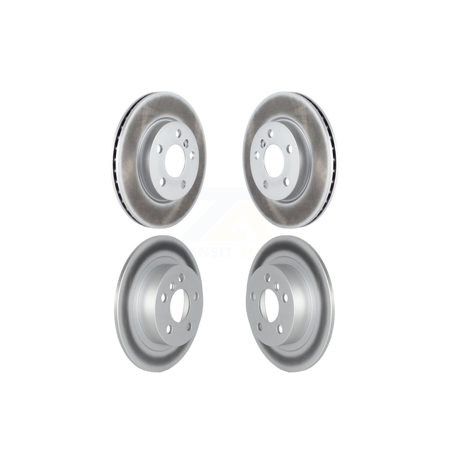 Front Rear Coated Brake Rotor Kit For 22-23 Mini Cooper SE with BATTERY EV engine KG-102066