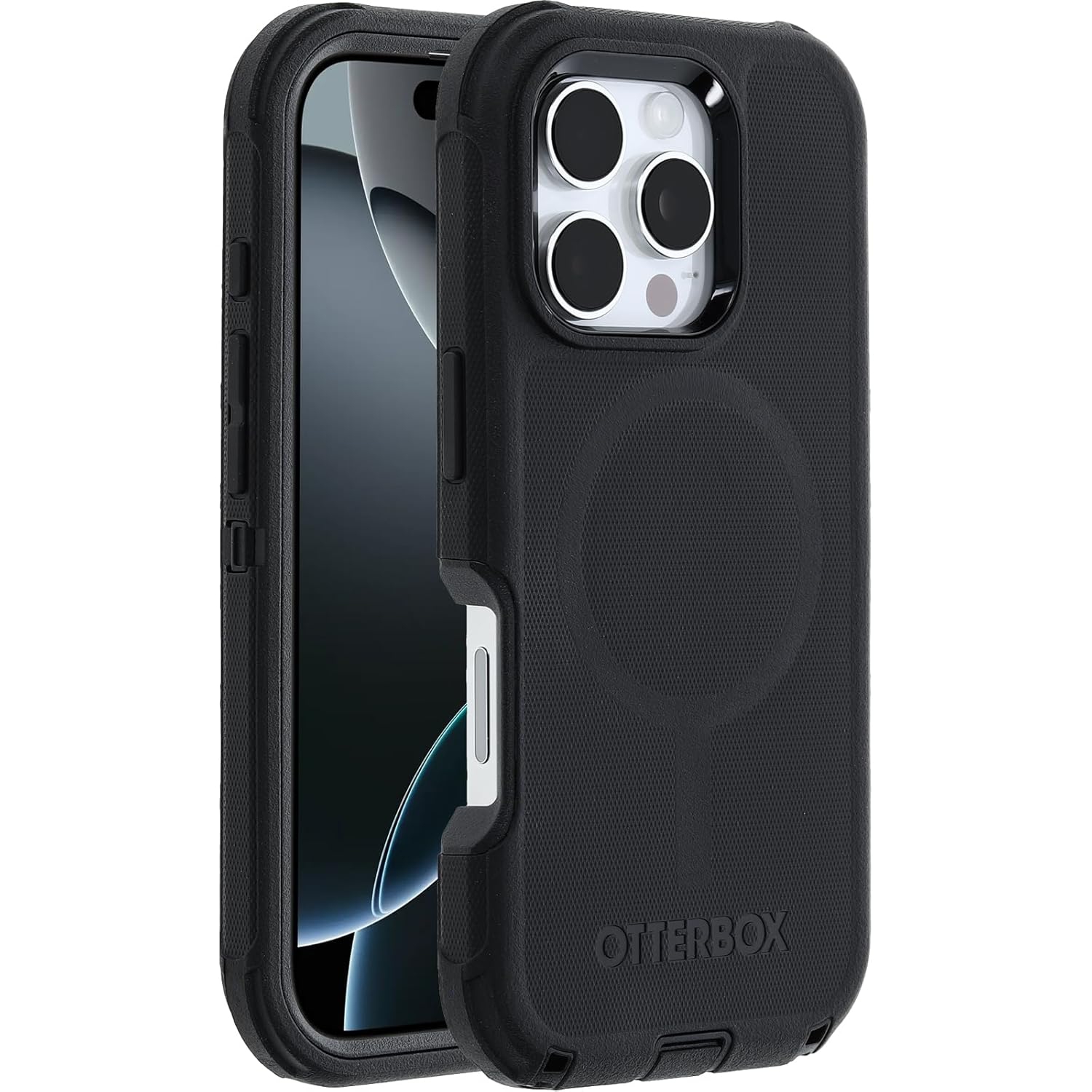 Étui Defender Pro d'OtterBox avec MagSafe - iPhone 16 Pro noir