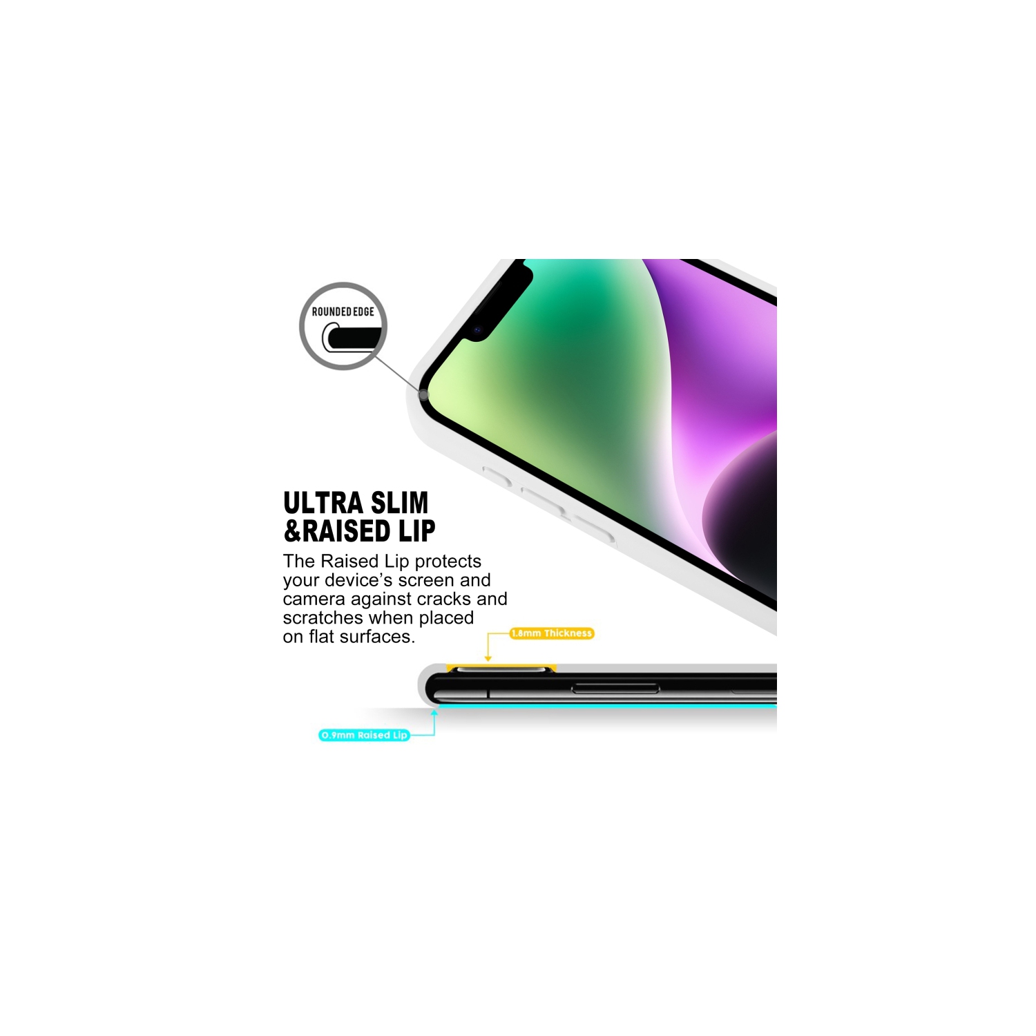 TopSave – Étui antichoc en caoutchouc de silicone liquide Goospery avec microfibre douce pour iPhone 16e 6,1&nbsp;po, pierre