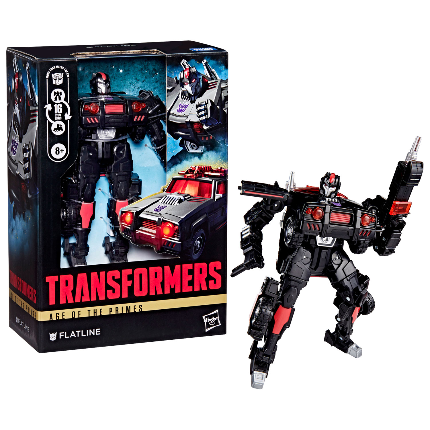 Transformers Age of the Primes - Figurine d'action Voyageur Flatline