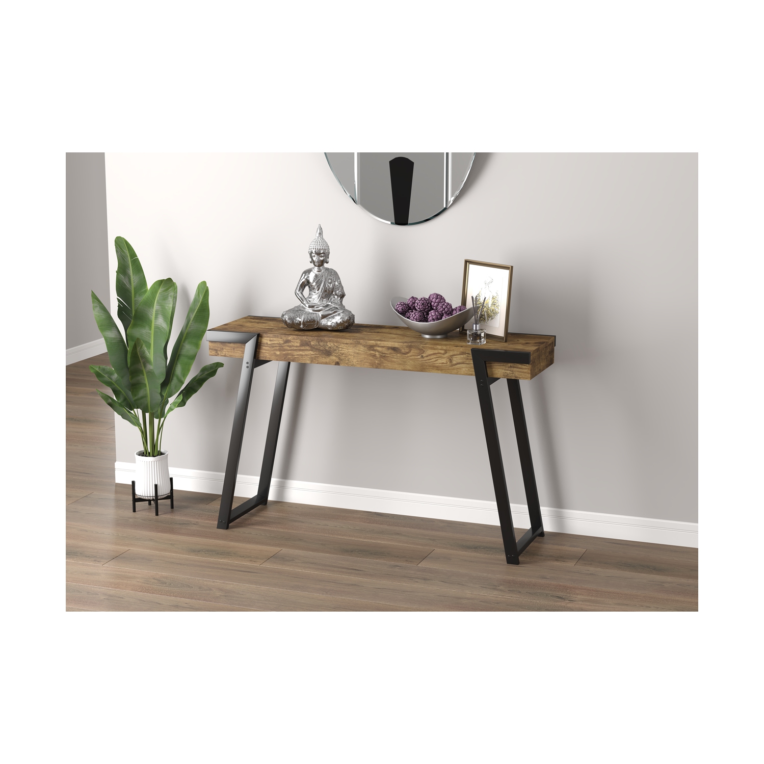 Narrow Console Table for Entryway. Versatile Sofa Table. Stylish and Functional Behind Couch Table. Accent Table Easy to Assemble. Console Table with