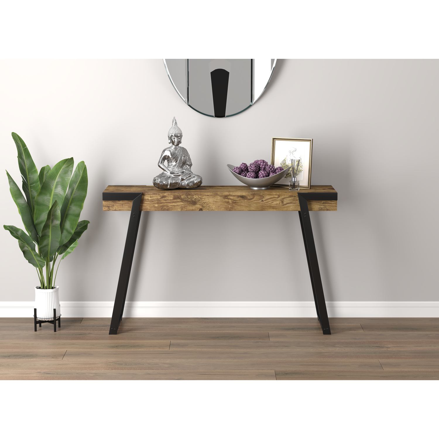 Narrow Console Table for Entryway. Versatile Sofa Table. Stylish and Functional Behind Couch Table. Accent Table Easy to Assemble. Console Table with
