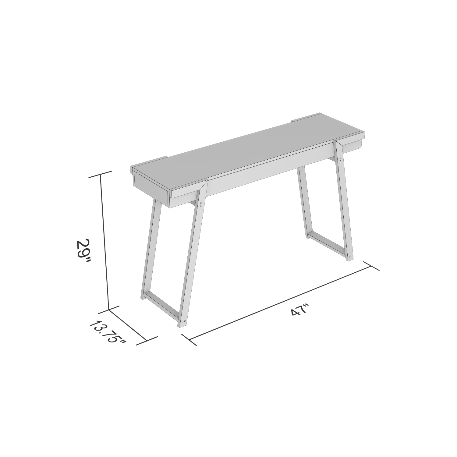Narrow Console Table for Entryway. Versatile Sofa Table. Stylish and Functional Behind Couch Table. Accent Table Easy to Assemble. Console Table with