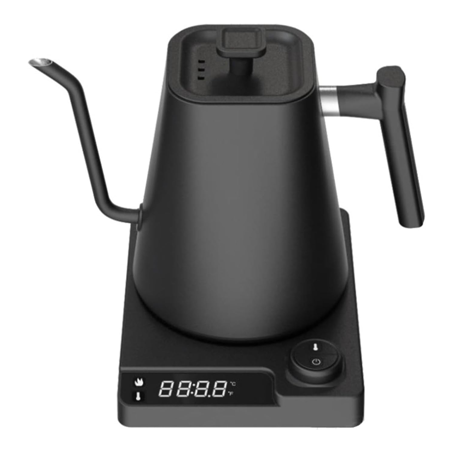 VICBINLY Electric Gooseneck Kettle - 1.0L Pour Over Coffee Kettle with Precise Temperature Control, 1200W Quick Heating, Stainless Steel Inner Lid