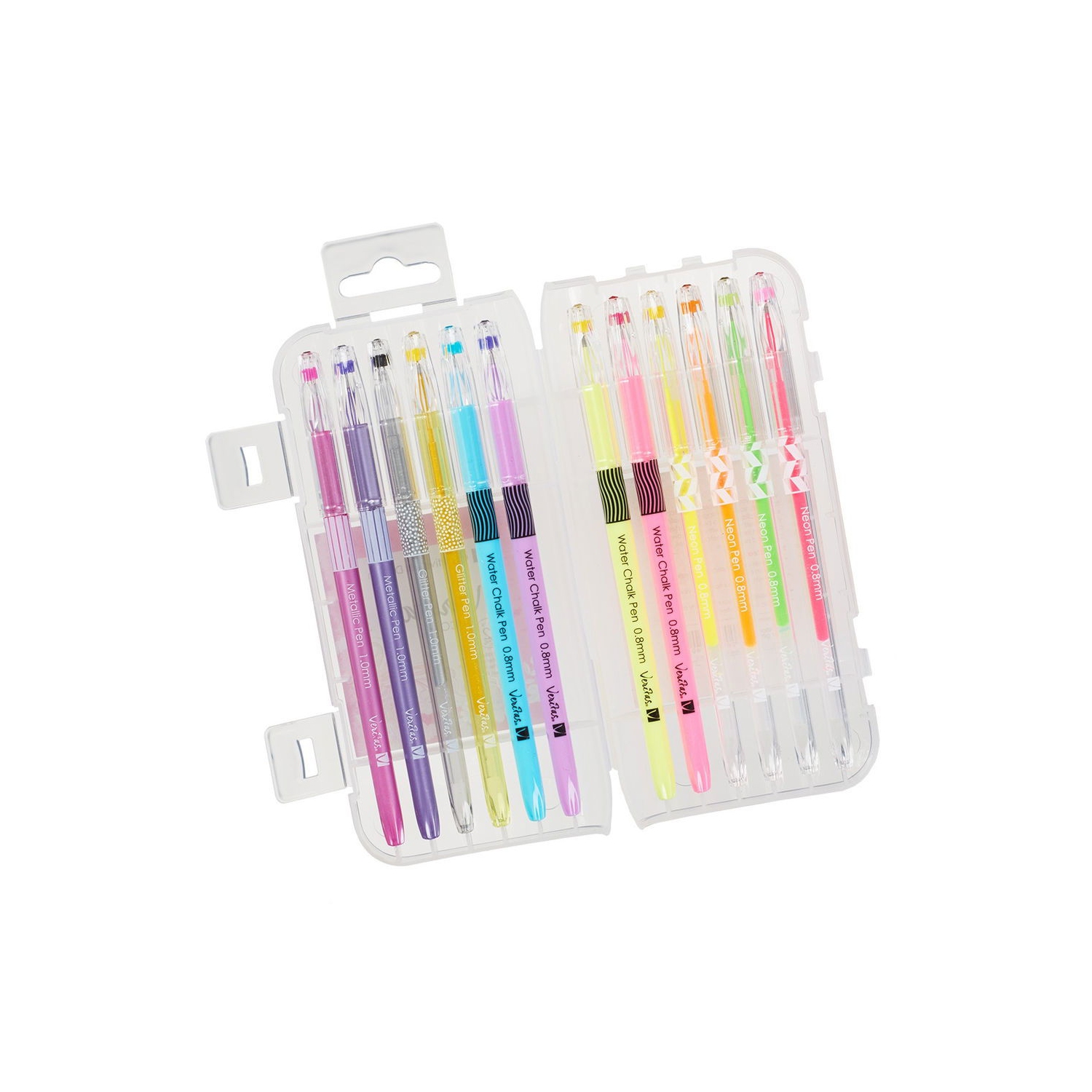 Assorted Gel Pen Set - 12 pc