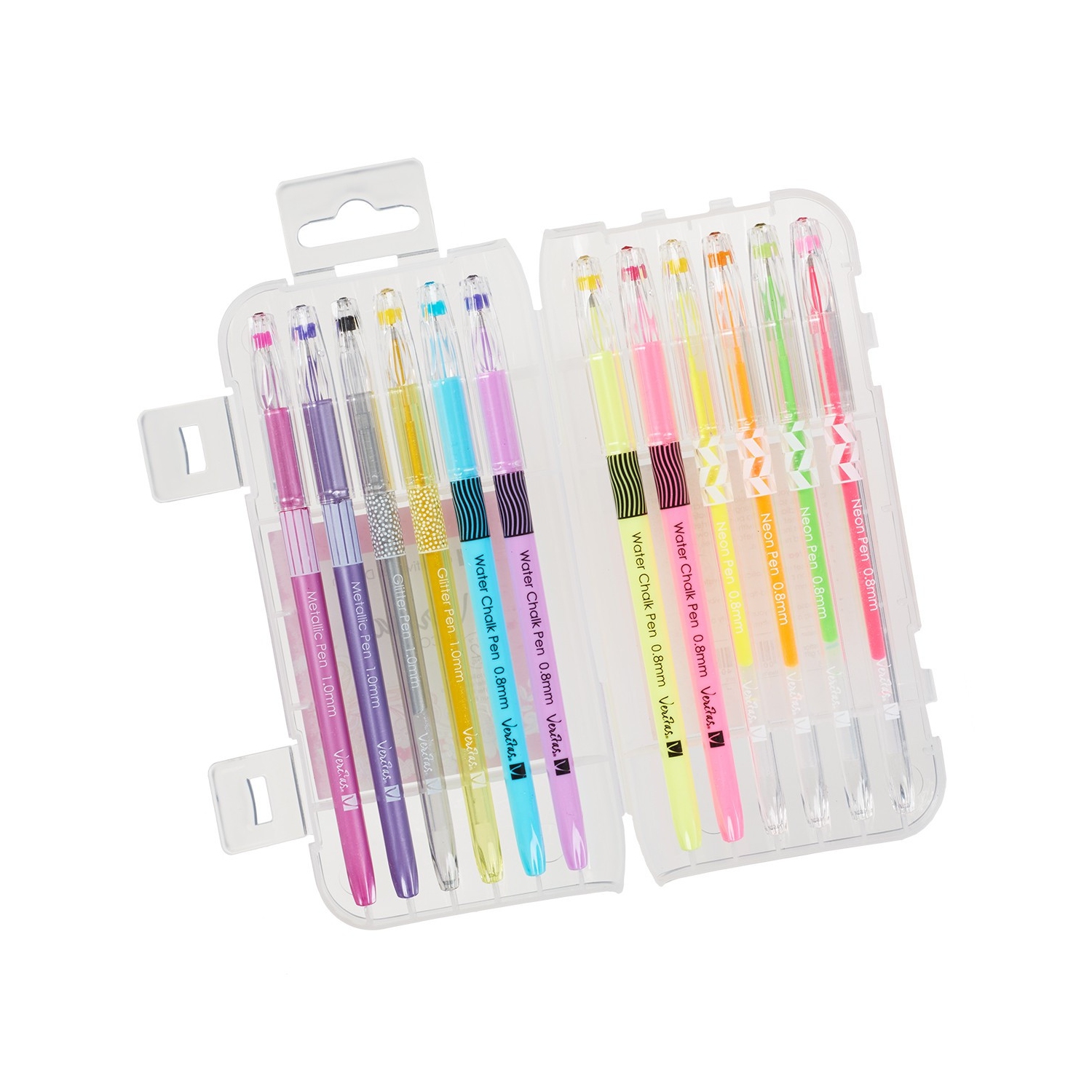 Assorted Gel Pen Set - 12 pc