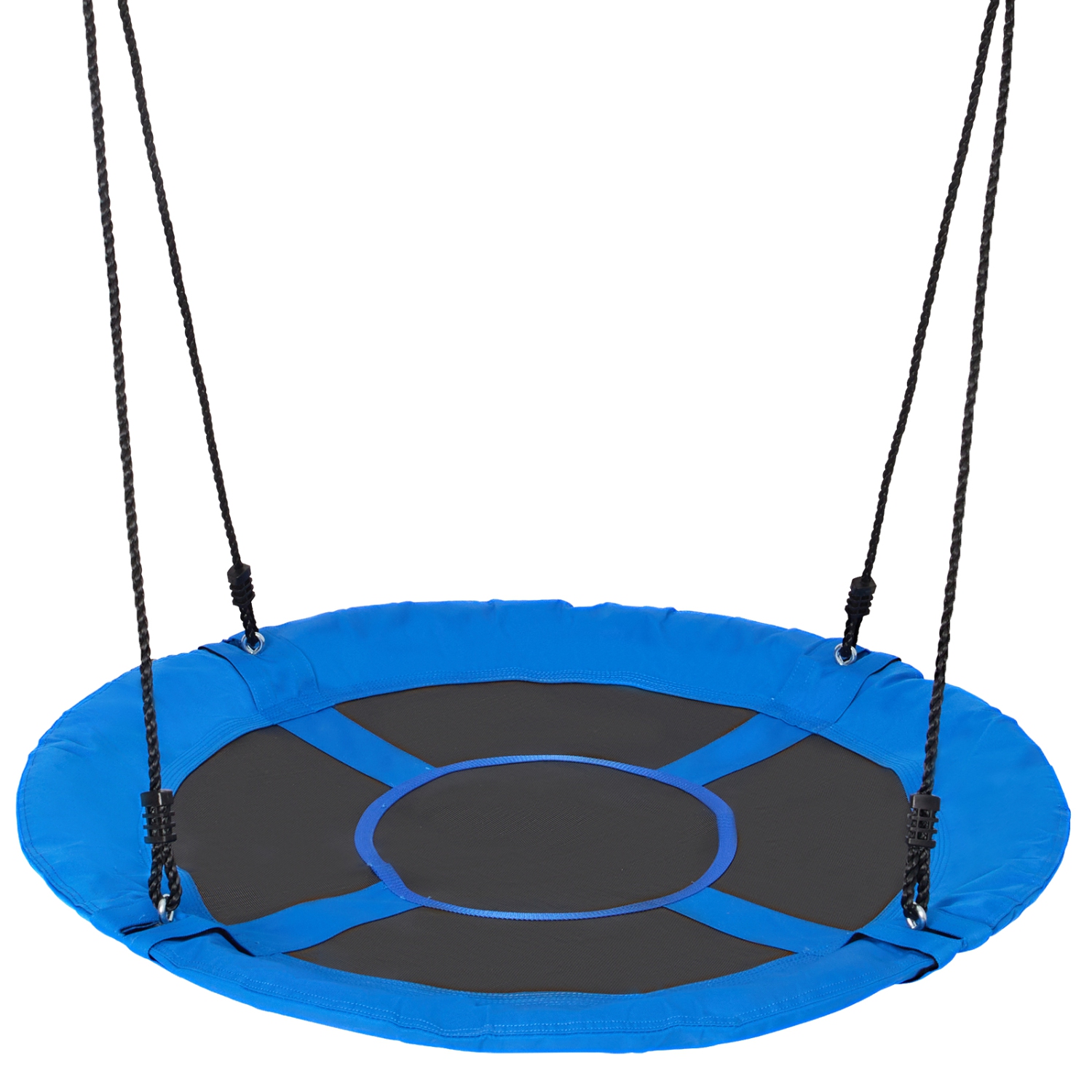 VEVOR 40 Inch Tree Swing,Saucer Swing, 750lbs Weight Capacity, 900D Oxford Fabric Swing Seat with 2 Tree Hanging Straps and Adjustable Multi-Strand