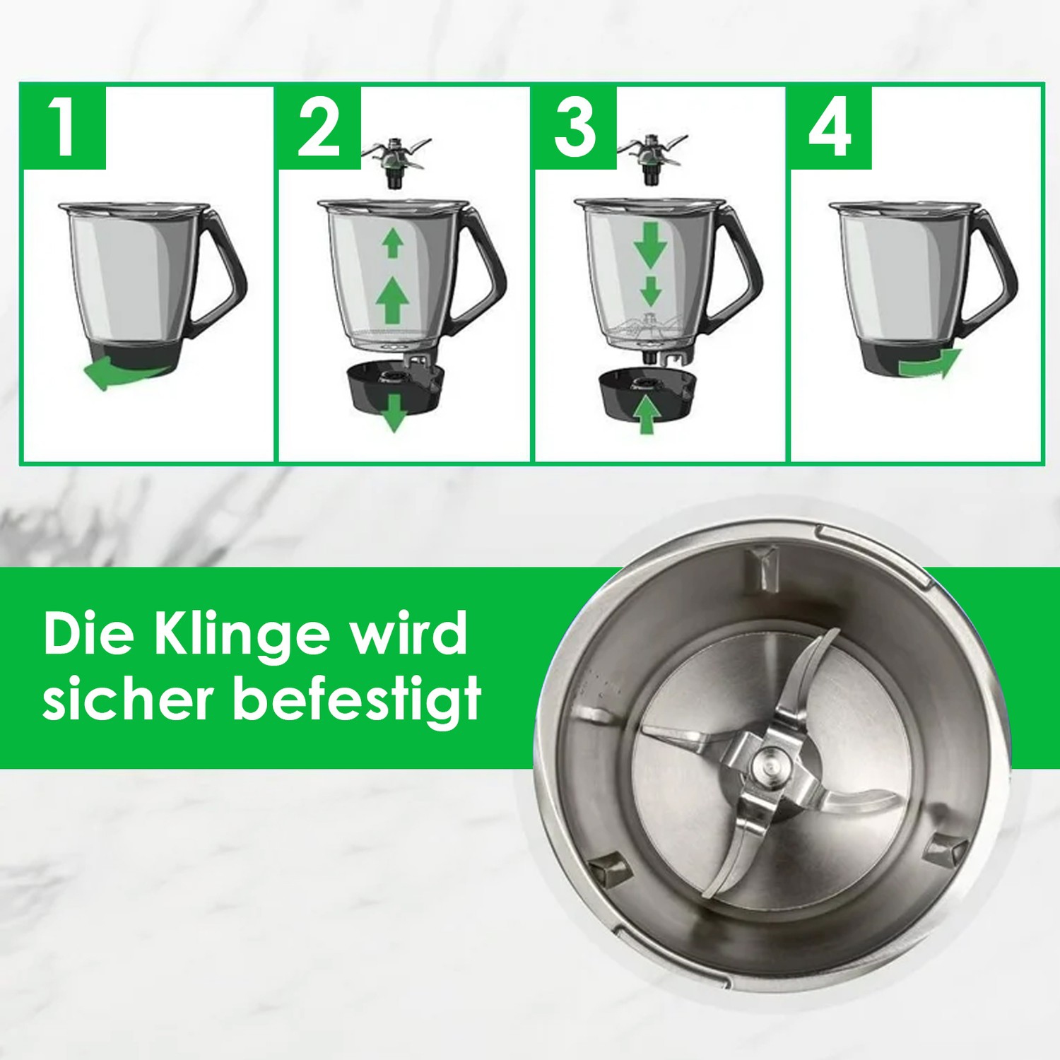 Blender Blades for Vorwerk Thermomix TM5, Blender Accessories