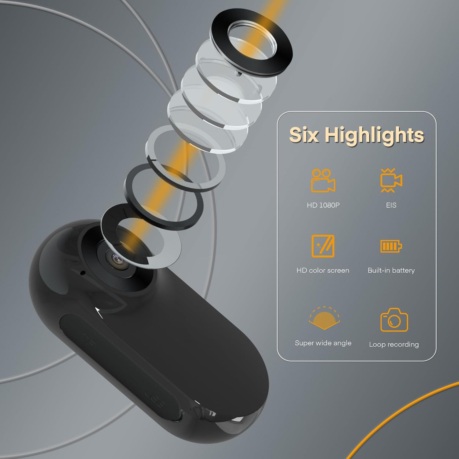 Cat Camera Collar,HD Wireless Dog Collar Camera 32GB,Sports Action Camera Cat Collar Camera for Pets Video Record