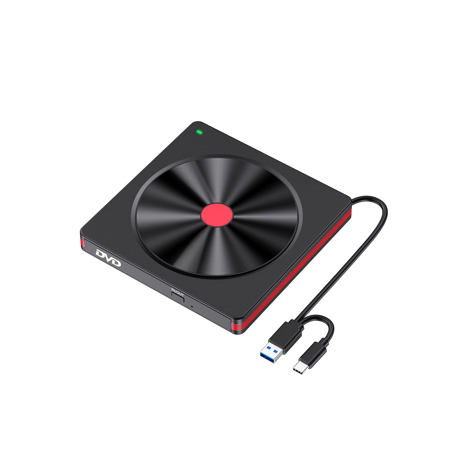External CD/DVD Drive for Laptop USB 3.0 CD DVD Burner External DVD Drive CD Reader DVD Player
