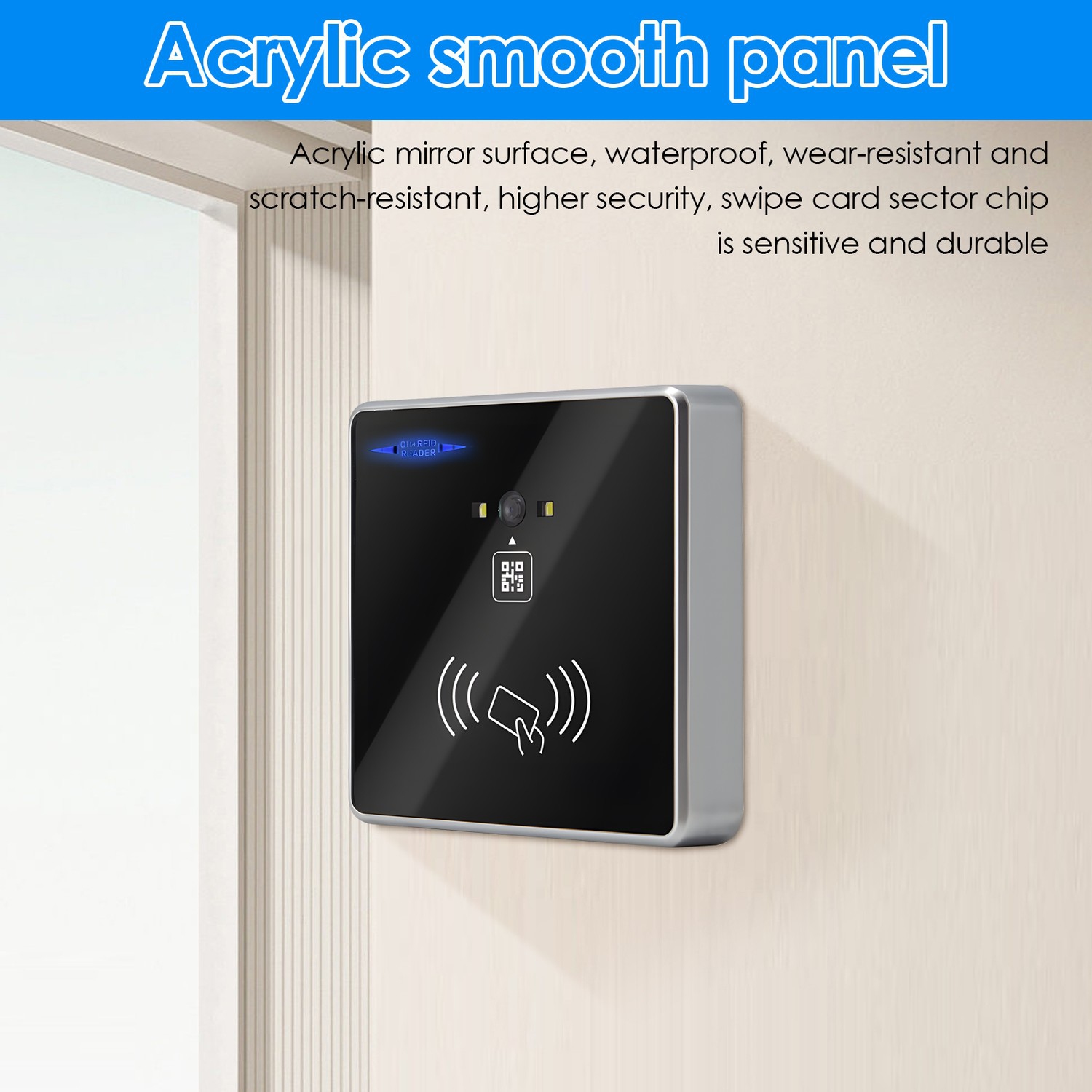 Lecteur de cartes RFID 2D intégré, application d'autodétection de connexion Wiegand