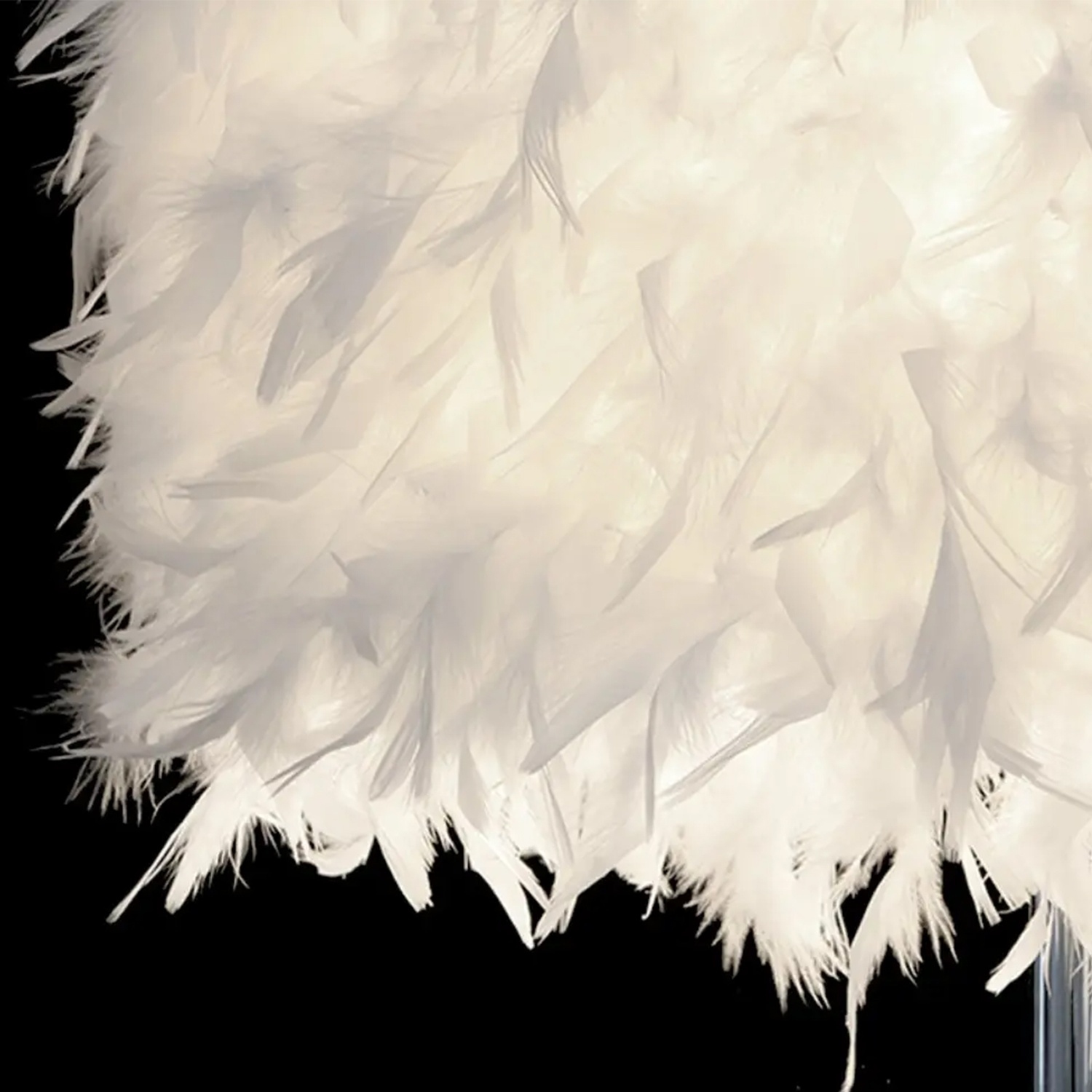 Feather Crystal Table Lamp, Bedroom Decorative Lamp, Bedroom Bedside Table Lamp With Remote Control