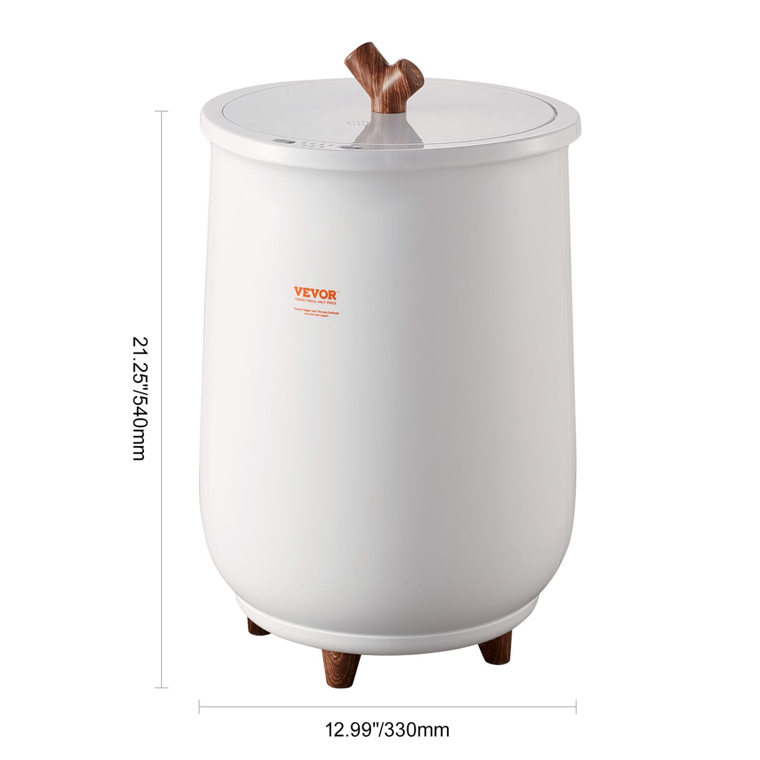 VEVOR 20L Towel Warmer Bucket, Large Towel Warmer for Bathroom, Auto Shut Off Towel Heater with 4-Level Timer Fits up to Two 40"x70" Oversized