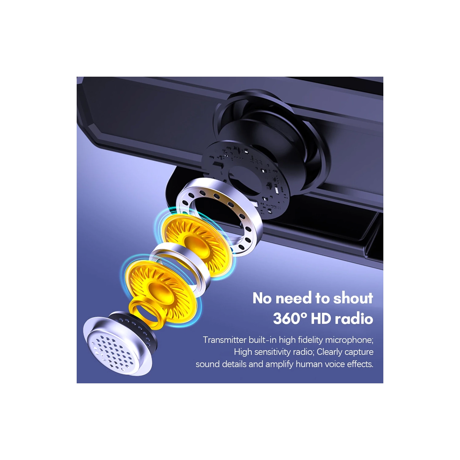 Micro-cravate sans fil pour l'enregistrement, les blogues vidéo, micro-cravate Système micro-cravate Portée de transmission 100&nbsp;m