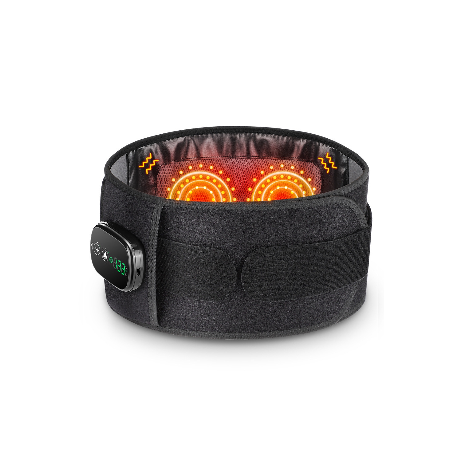 Cordless Heating Pad for Back Waist Shoulder,Electric Heated Pad for Body Pain Relief,Red Light Therapy Pad