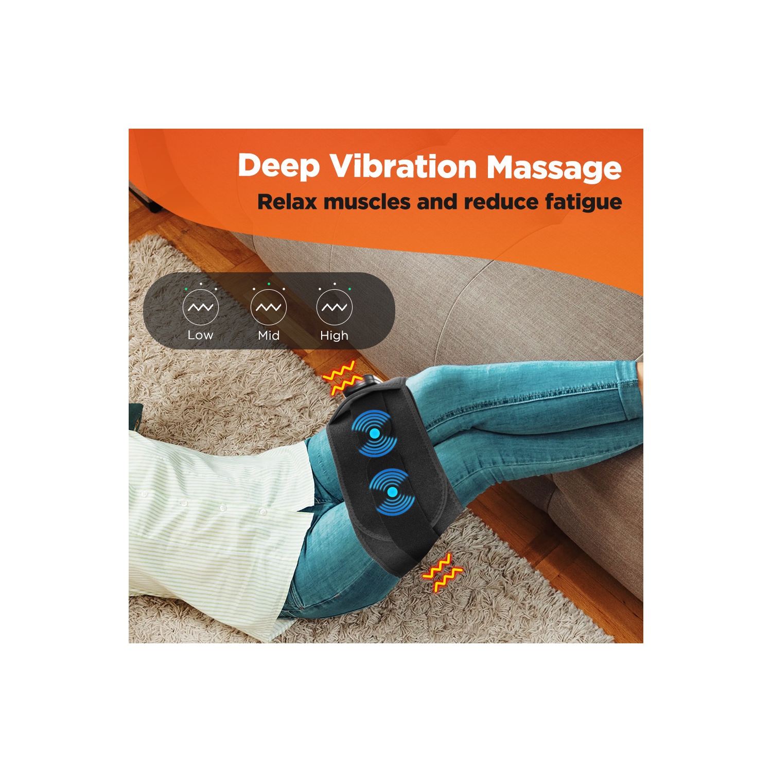 Cordless Heating Pad for Back Waist Shoulder,Electric Heated Pad for Body Pain Relief,Red Light Therapy Pad