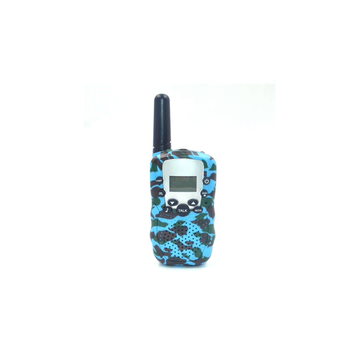 3&nbsp;km radio bidirectionnelle sans fil Walkie LCD - Camouflage bleu
