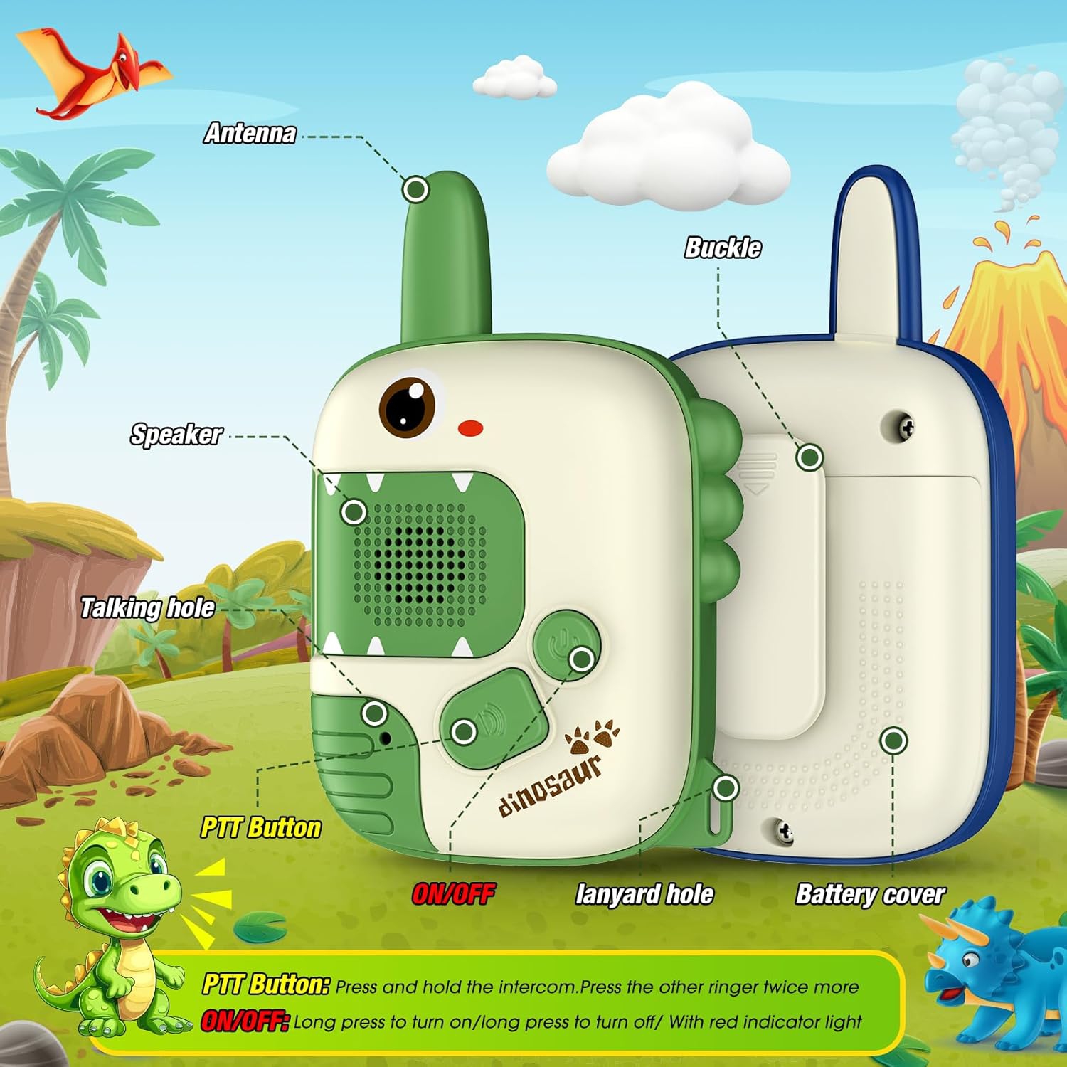 Émetteurs-récepteurs pour enfants&nbsp;: Unicorn Toys – Ensemble de 2 cadeaux d'anniversaire pour filles de 3 à 9 ans, communication claire,