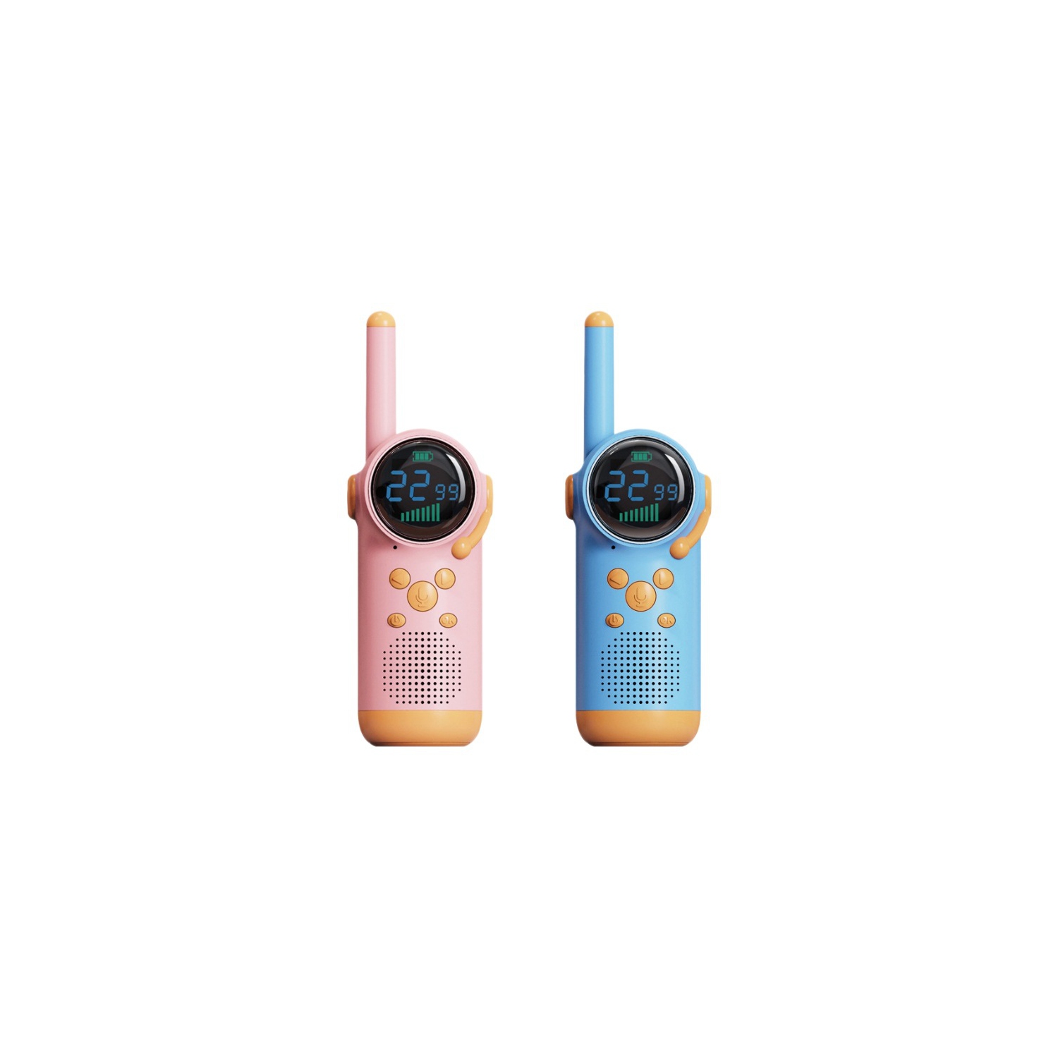 Walkie-talkie téléphone parent-enfant sans fil enfant petits enfants jouet extérieur HEEI jouet interactif/cadeau d'anniversaire rose bleu