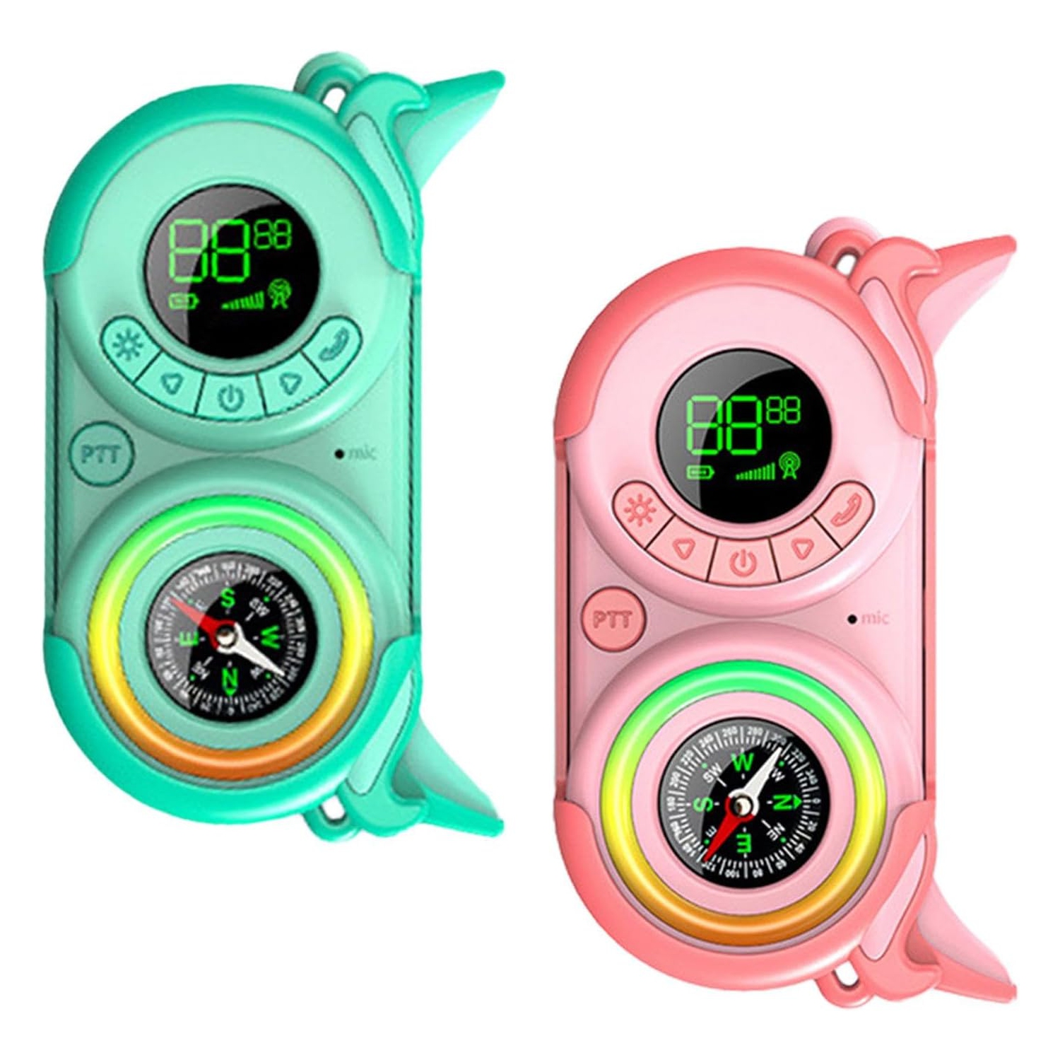 Walkie-Talkie sans fil pour enfants Chargement USB 3&nbsp;km Mini Walkie-Talkie Cartoon Jouets extérieurs pour enfants - Hibou