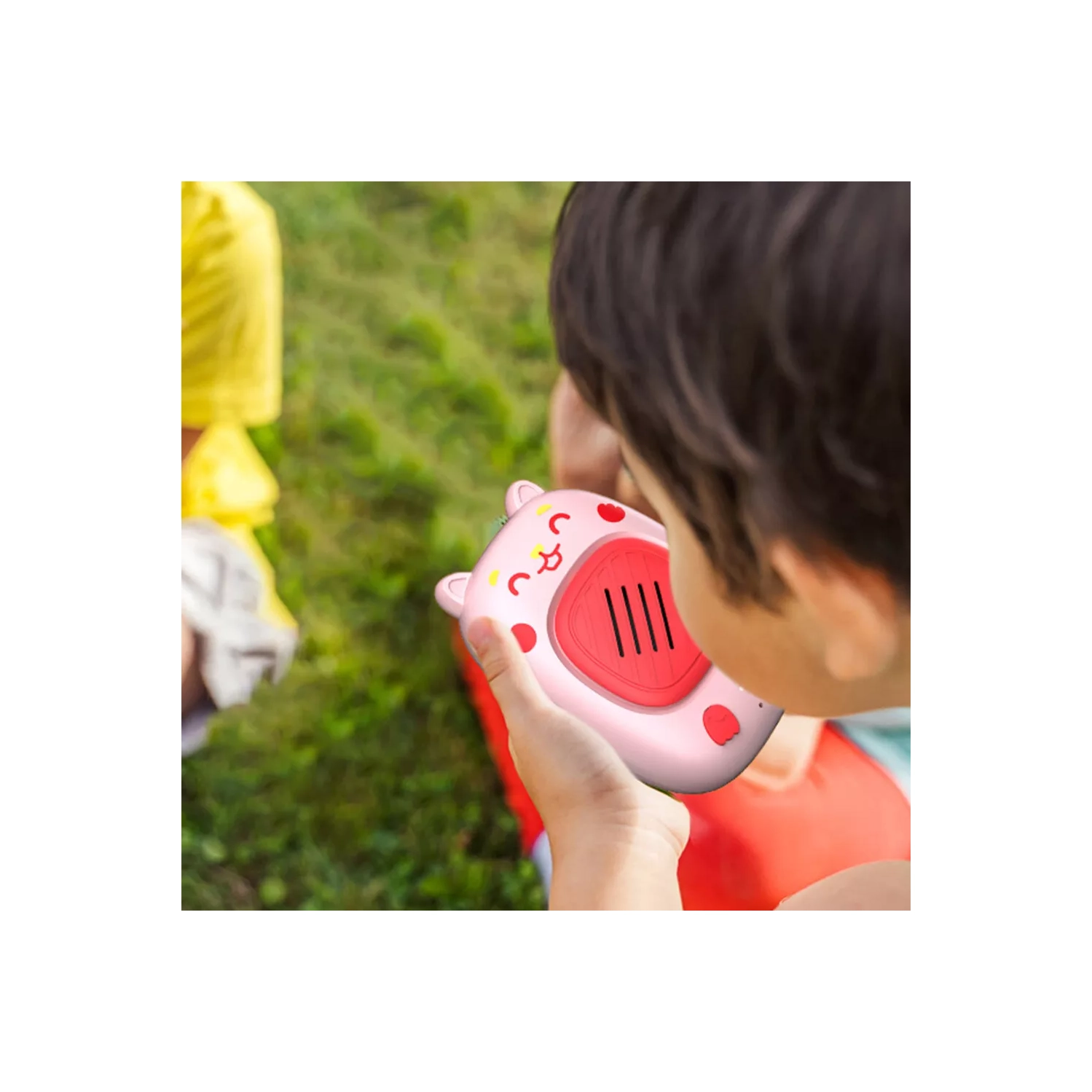 Children's walkie-talkie toy with flashlight suitable for camping, hiking, indoor and outdoor