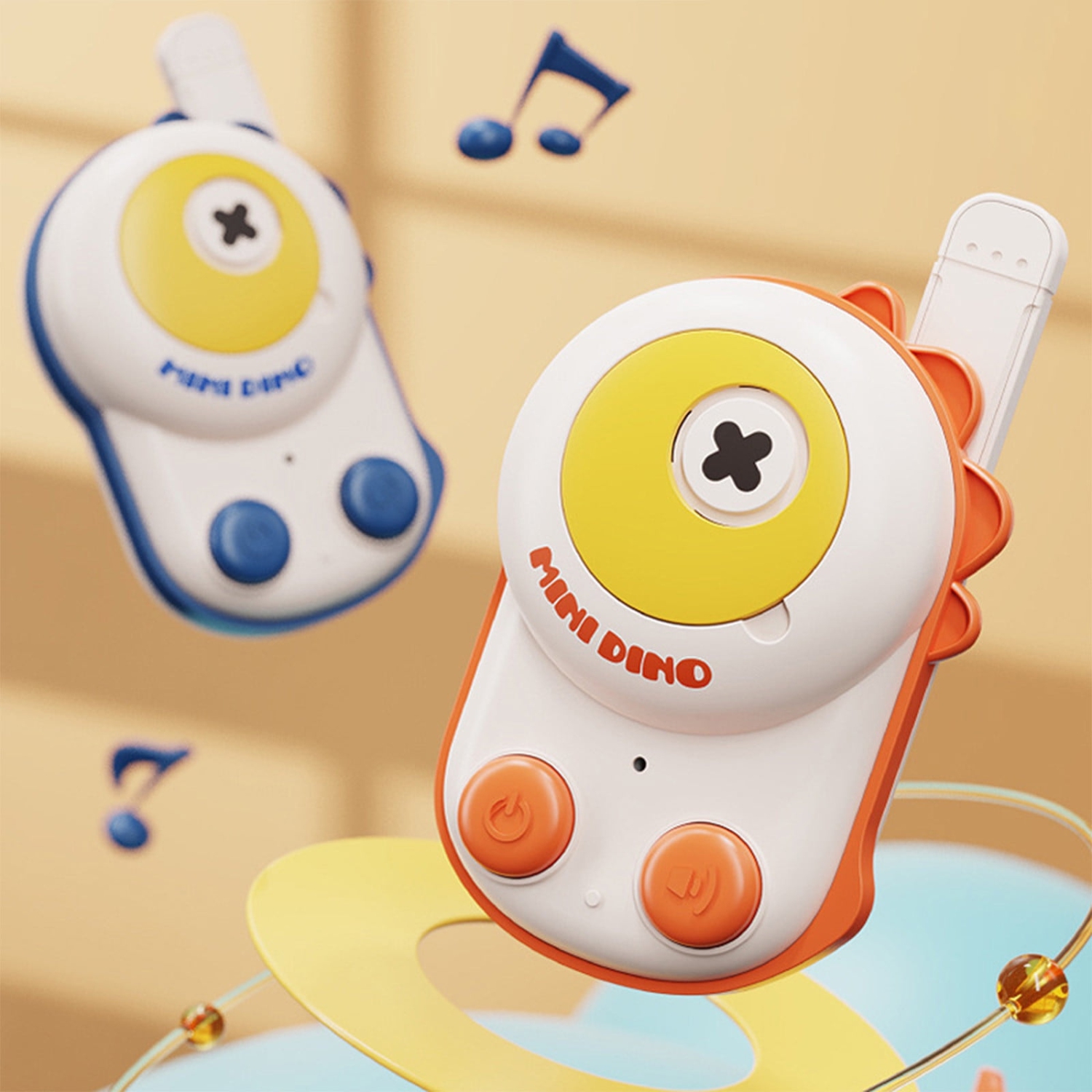 Children's mini wireless walkie-talkie parent-child handheld wireless walkie-talkie baby interactive dinosaur small pager boy girl toy gift
