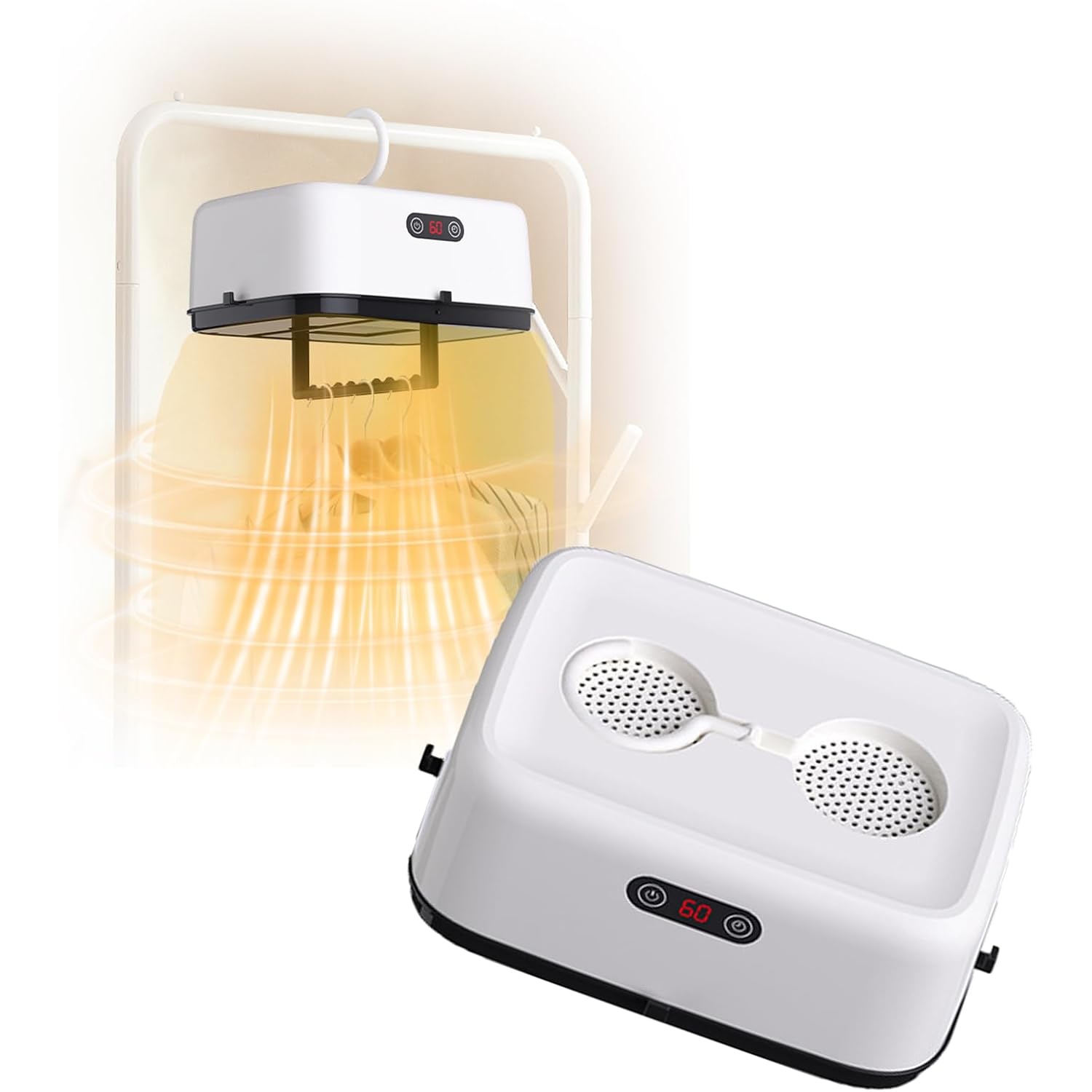 Large Capacity Portable Dryer – 3 Modes, 10kg Load, Compact & Lightweight for Travel/Camping/Apartments with Deep-Cleaning Function 