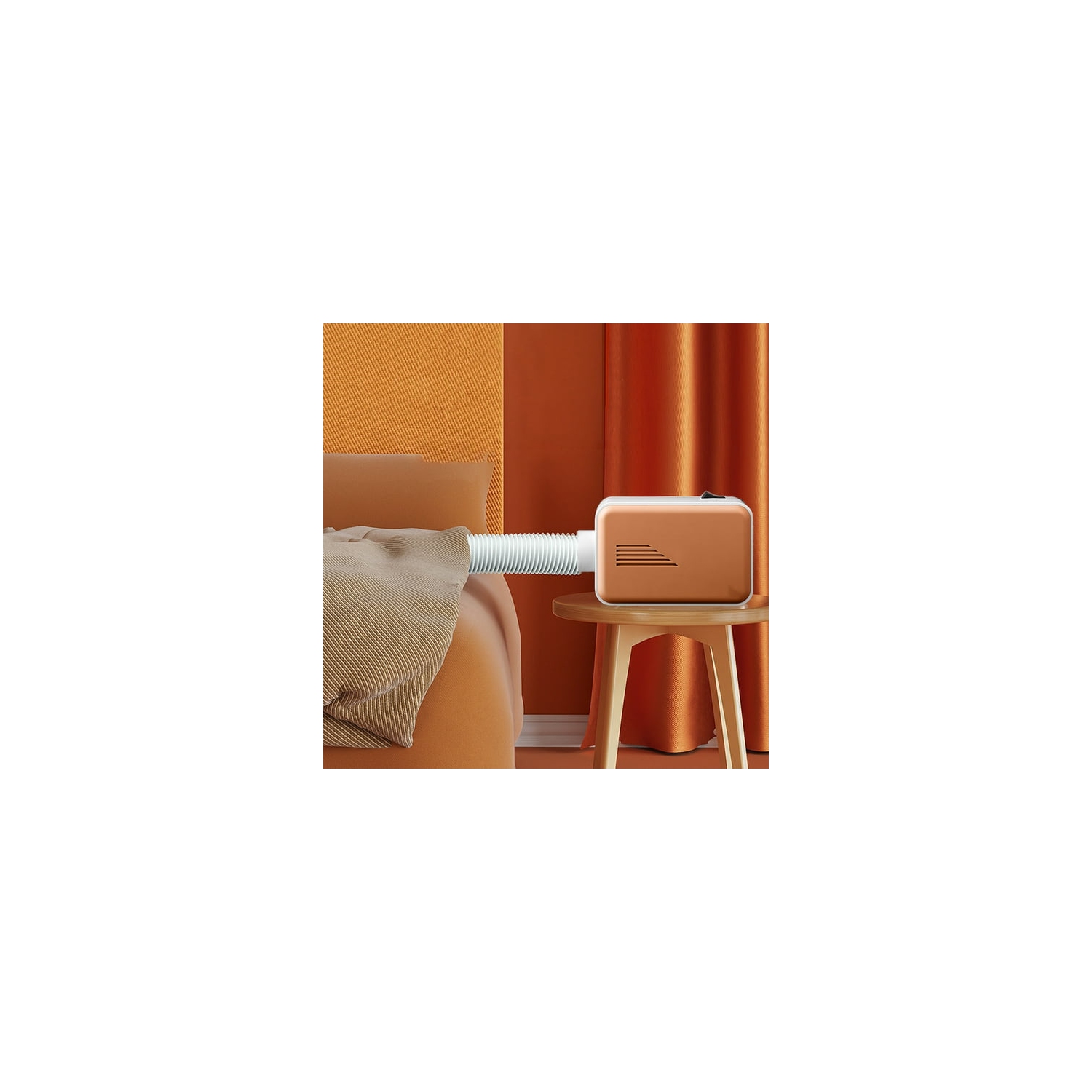 600W Portable Dryer/Multi-function Clothes Dryer – Fast 360° Drying, ABS Material Durable and Compact, Suitable for Travel/Apartment/Baby Clothes