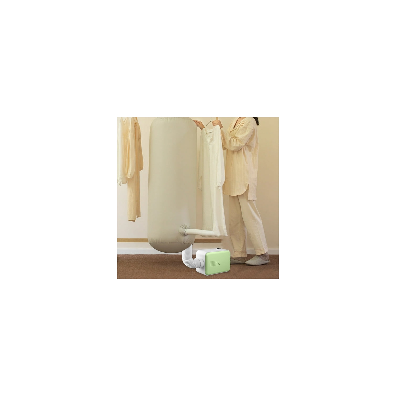 600W Portable Dryer/Multi-function Clothes Dryer – Fast 360° Drying, ABS Material Durable and Compact, Suitable for Travel/Apartment/Baby Clothes