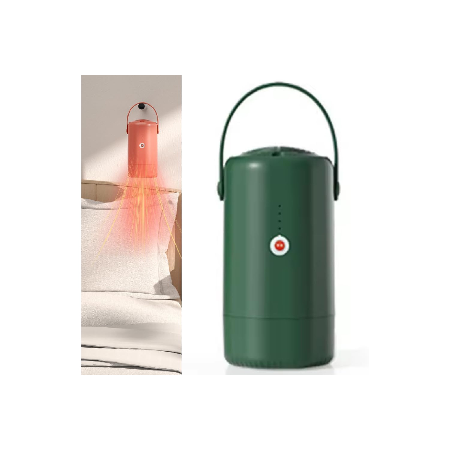 Portable Multi-Purpose Dryer and Warmer - Compact travel/home dryer with telescoping hose for shoes, bedding and small items