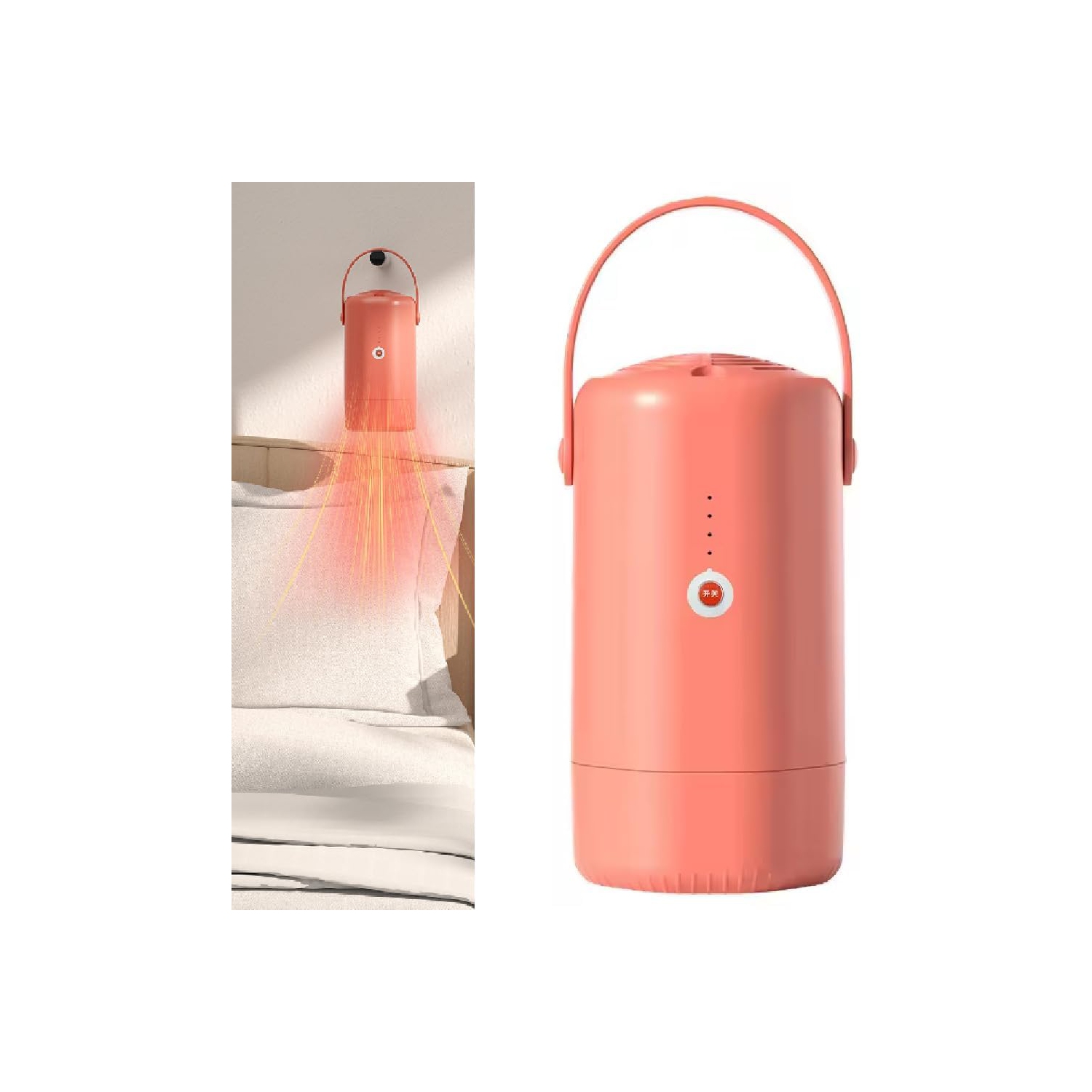 Portable Multi-Purpose Dryer and Warmer - Compact travel/home dryer with telescoping hose for shoes, bedding and small items