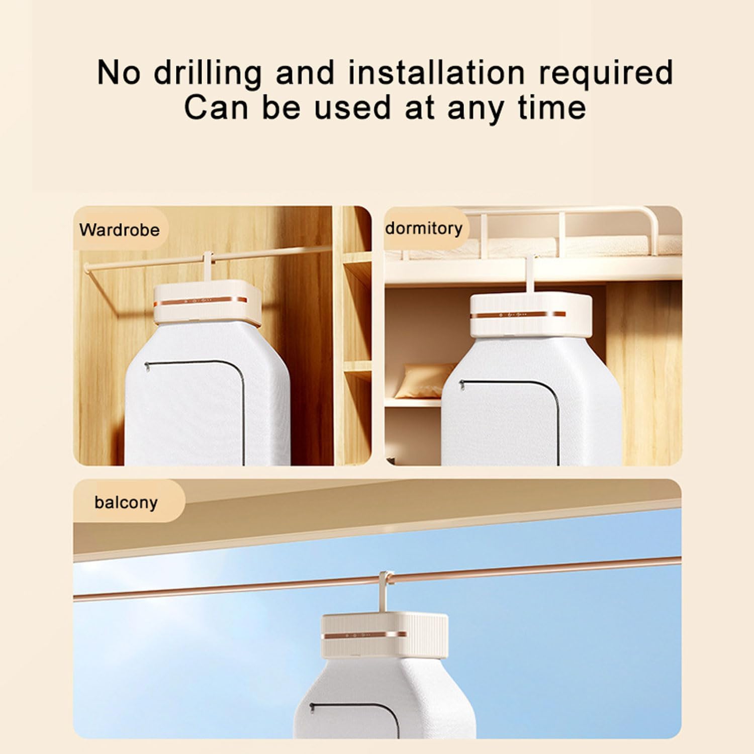 Foldable mini dryer, 600W portable upright iron, 240-minute timer, large-capacity smart LED drying box, suitable for all kinds of clothing,