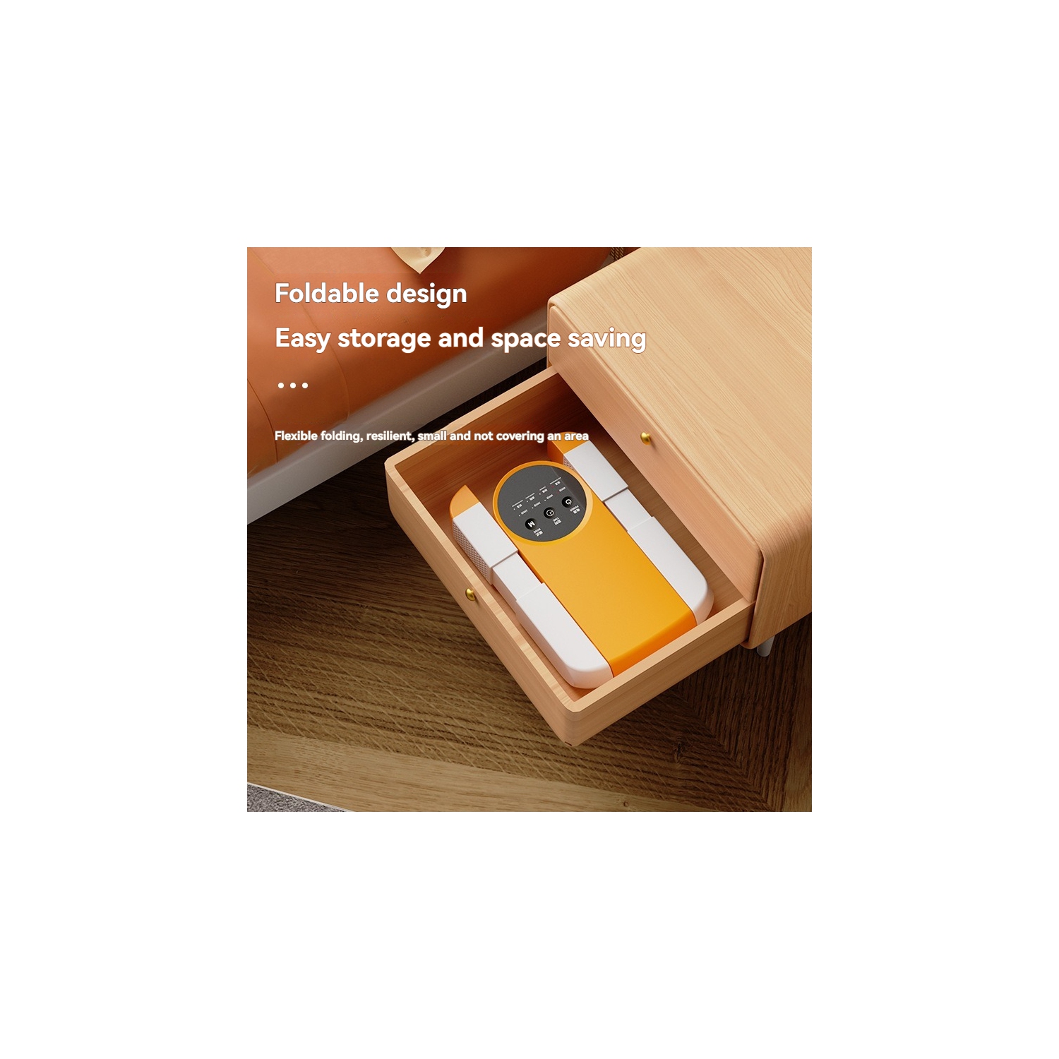 Sèche-chaussures pliable - Stérilisation à l'air chaud 55&nbsp;°C, séchage rapide 20&nbsp;Min, portatif et économiseur d'énergie pour les