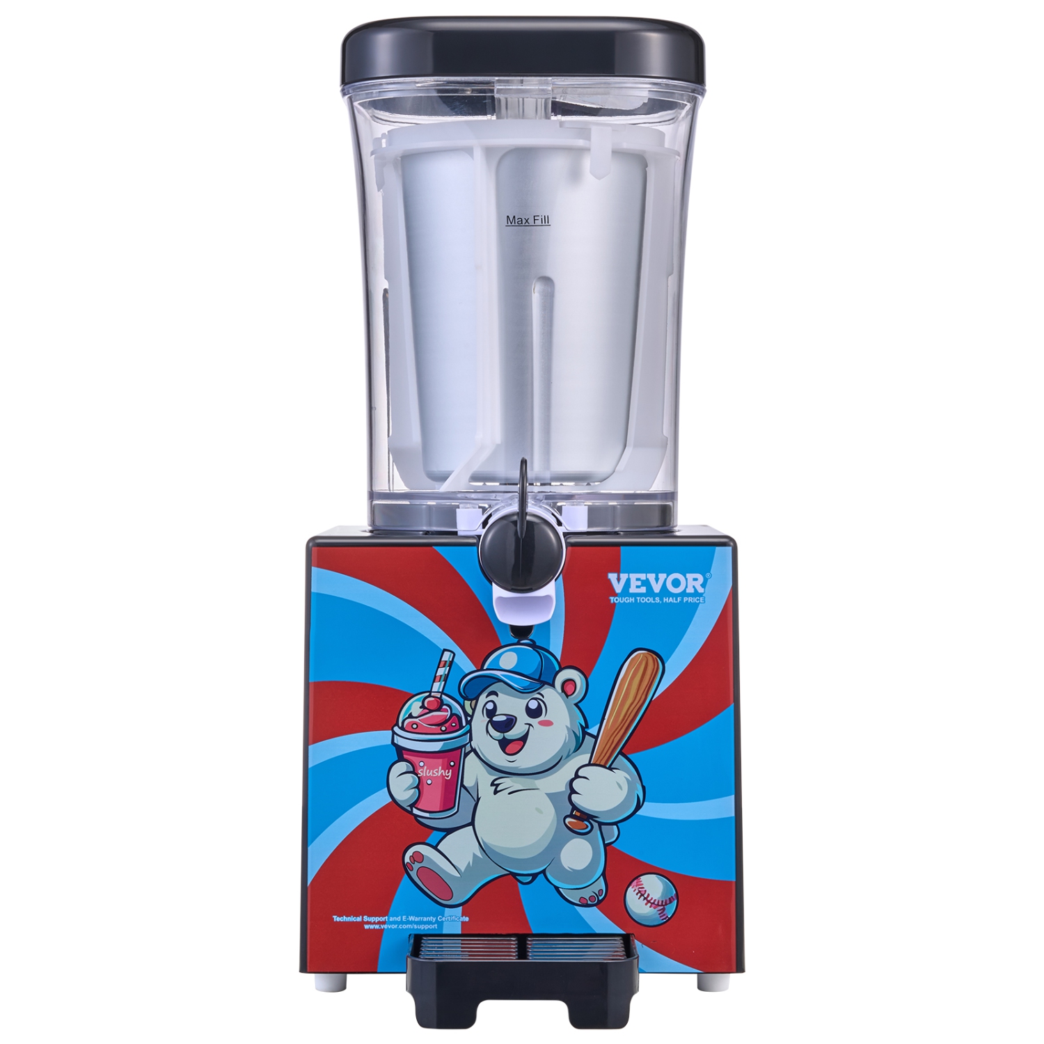 VEVOR 34oz Slushy Machine for Home, Tank Home-use Margarita Machine, Smoothie Frozen Drink Maker with Food-grade Materials, Slushie Machine for Home