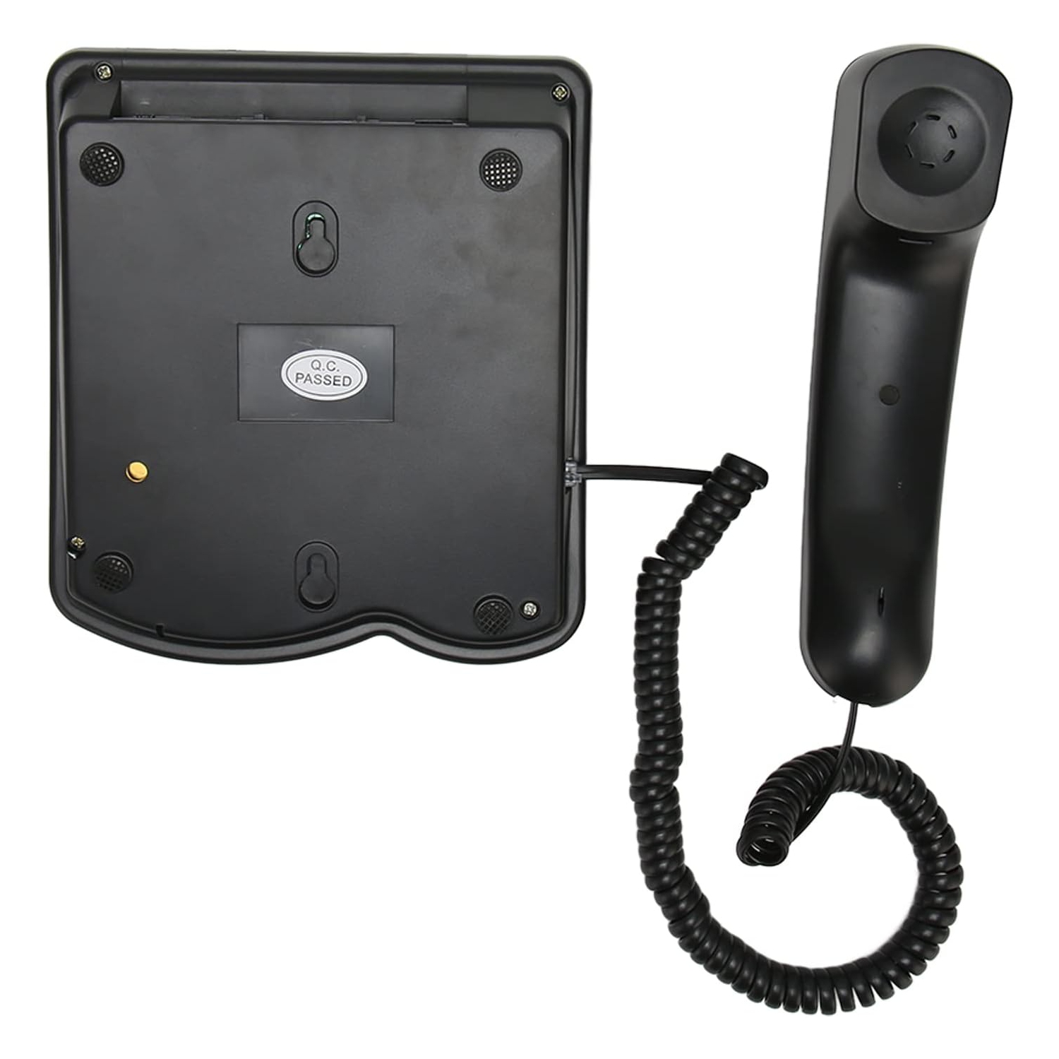 Grand téléphone fixe pour aînés, téléphone fixe avec fil, composition à une touche, téléphone mains libres pour les personnes malentendantes et