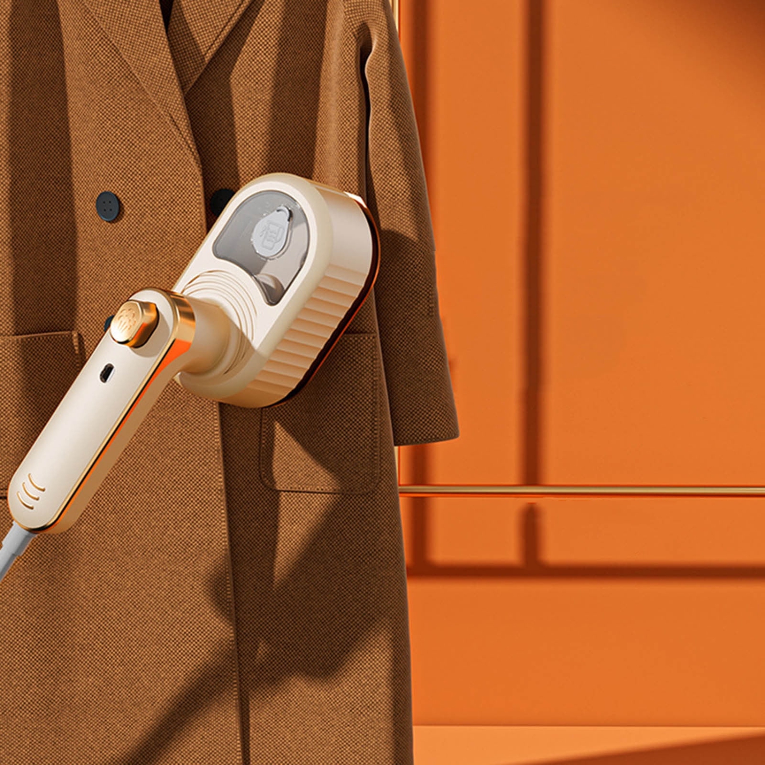 Powerful steam iron - instant heat, adjustable steam, fast wrinkle removal, non-stick soleplate, smooth ironing, suitable for all fabrics