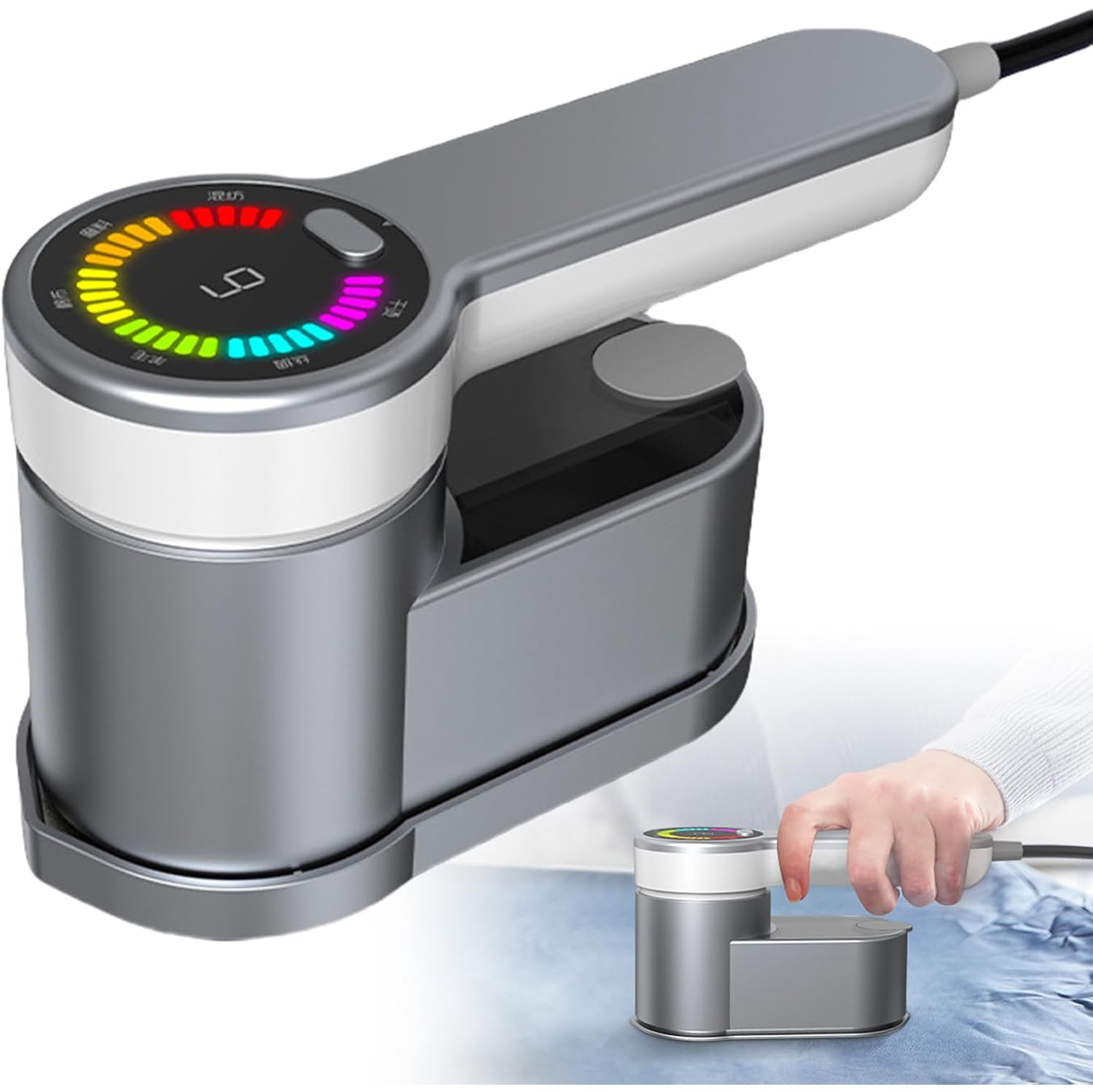 Smart Portable Iron - 6 Modes, LED Display, 120ml Water Tank, Compact and Portable, Suitable for Cotton/Silk/Wool Clothes, Suitable for Home/Travel