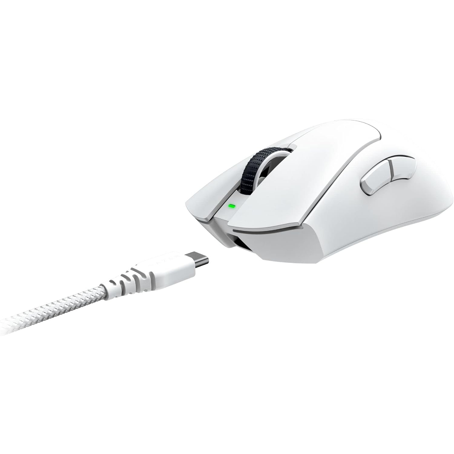 Remis à neuf - Souris de jeu sans fil DeathAdder V3 Pro 30000&nbsp;ppp de Razer - Blanc