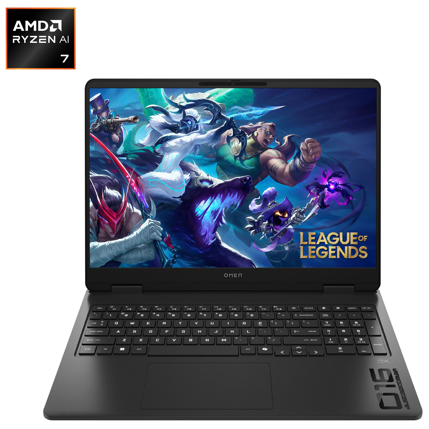 Portable de jeu de 16 po OMEN de HP - Noir ombragé