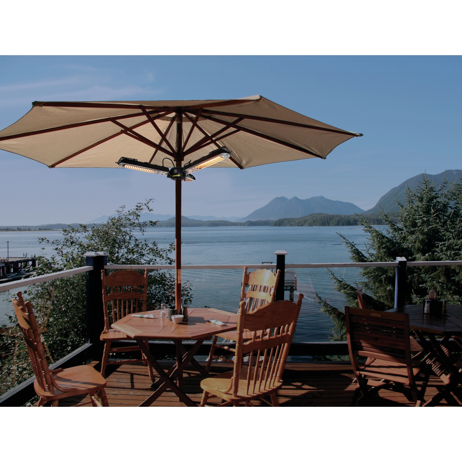 EnerG+ Infrared Electric Outdoor Heater - Umbrella Mounted