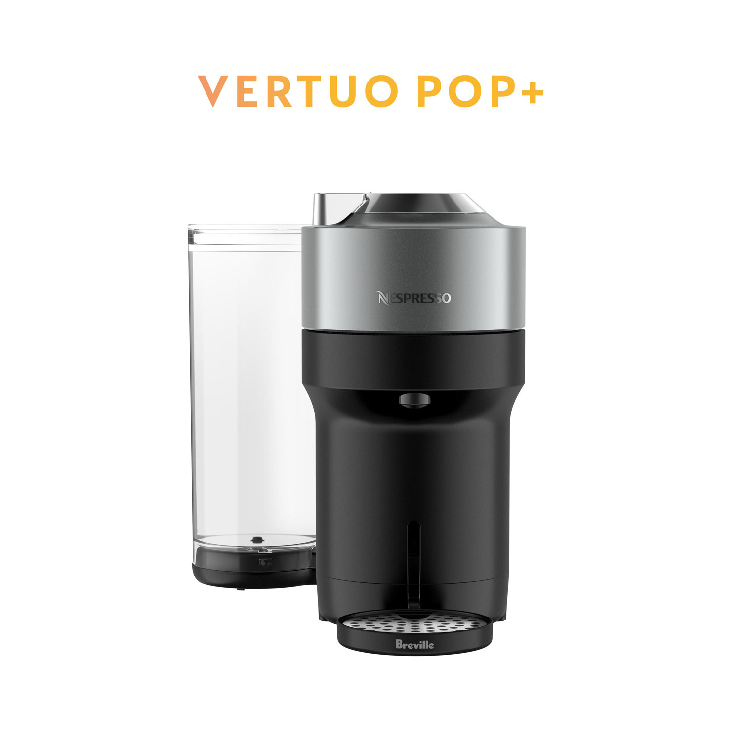 Machine à café/espresso Vertuo Pop+ Deluxe de Nespresso par Breville - Titane