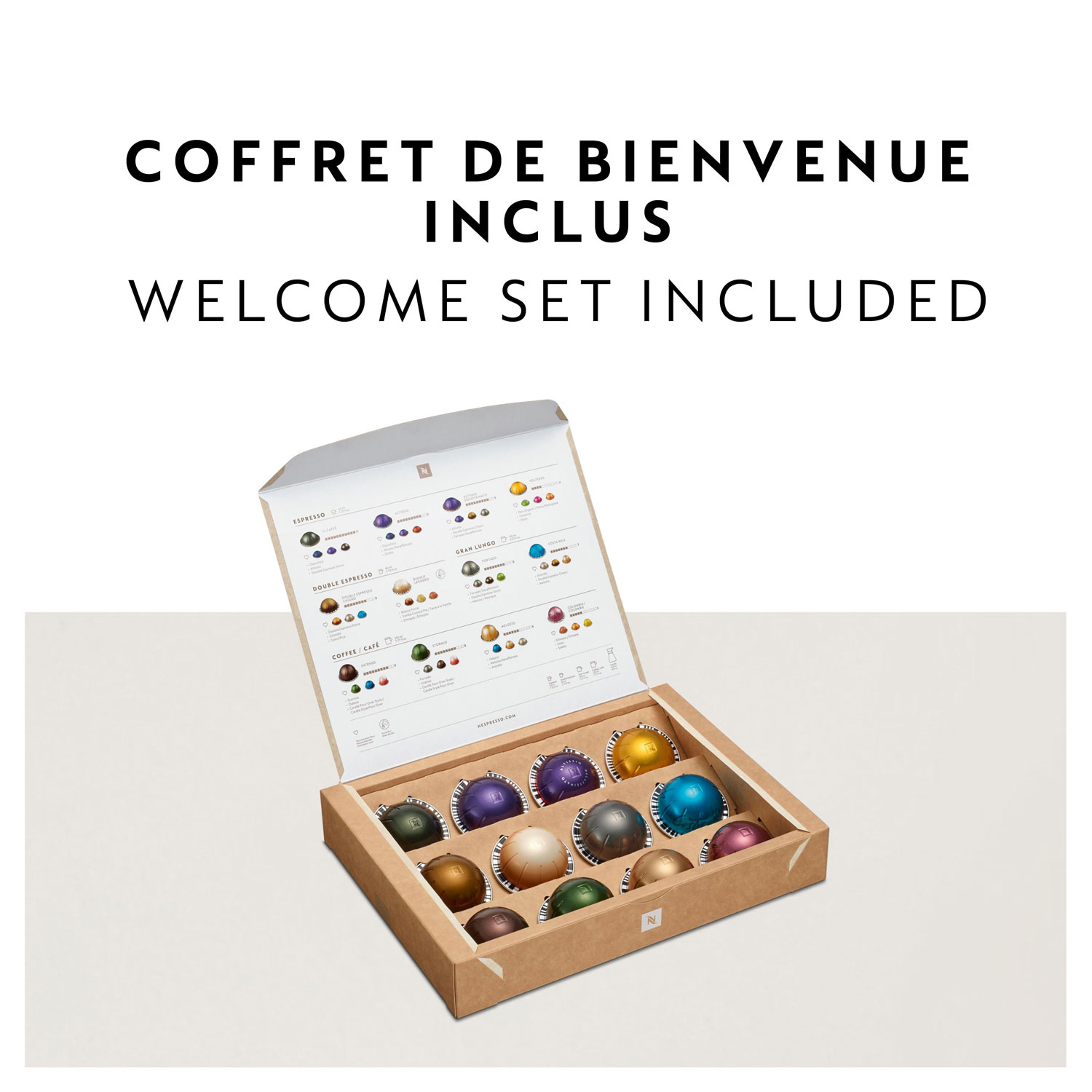 Machine à café/espresso Vertuo Pop+ Deluxe de Nespresso par Breville - Titane