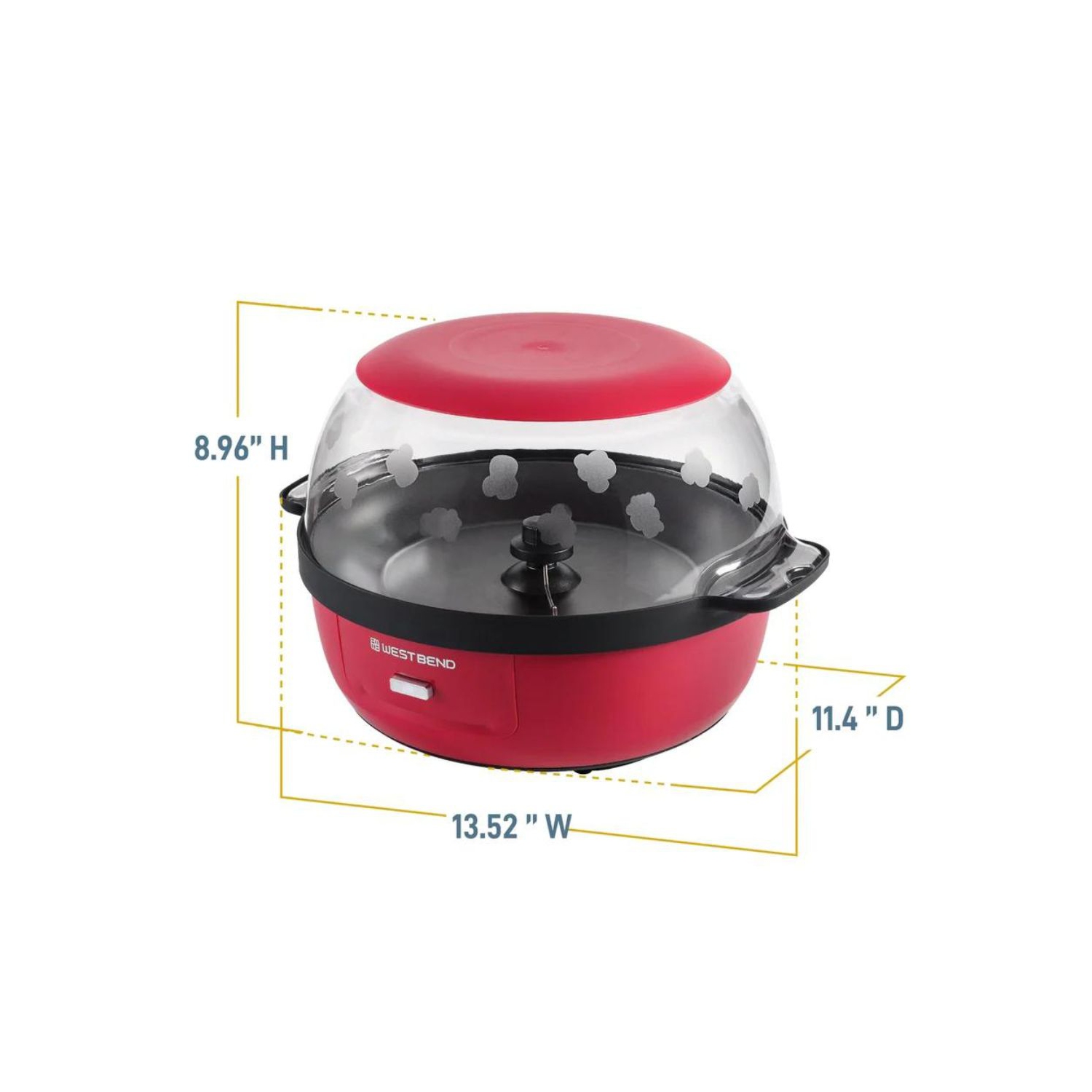 6 qt Stir Crazy Popcorn Popper