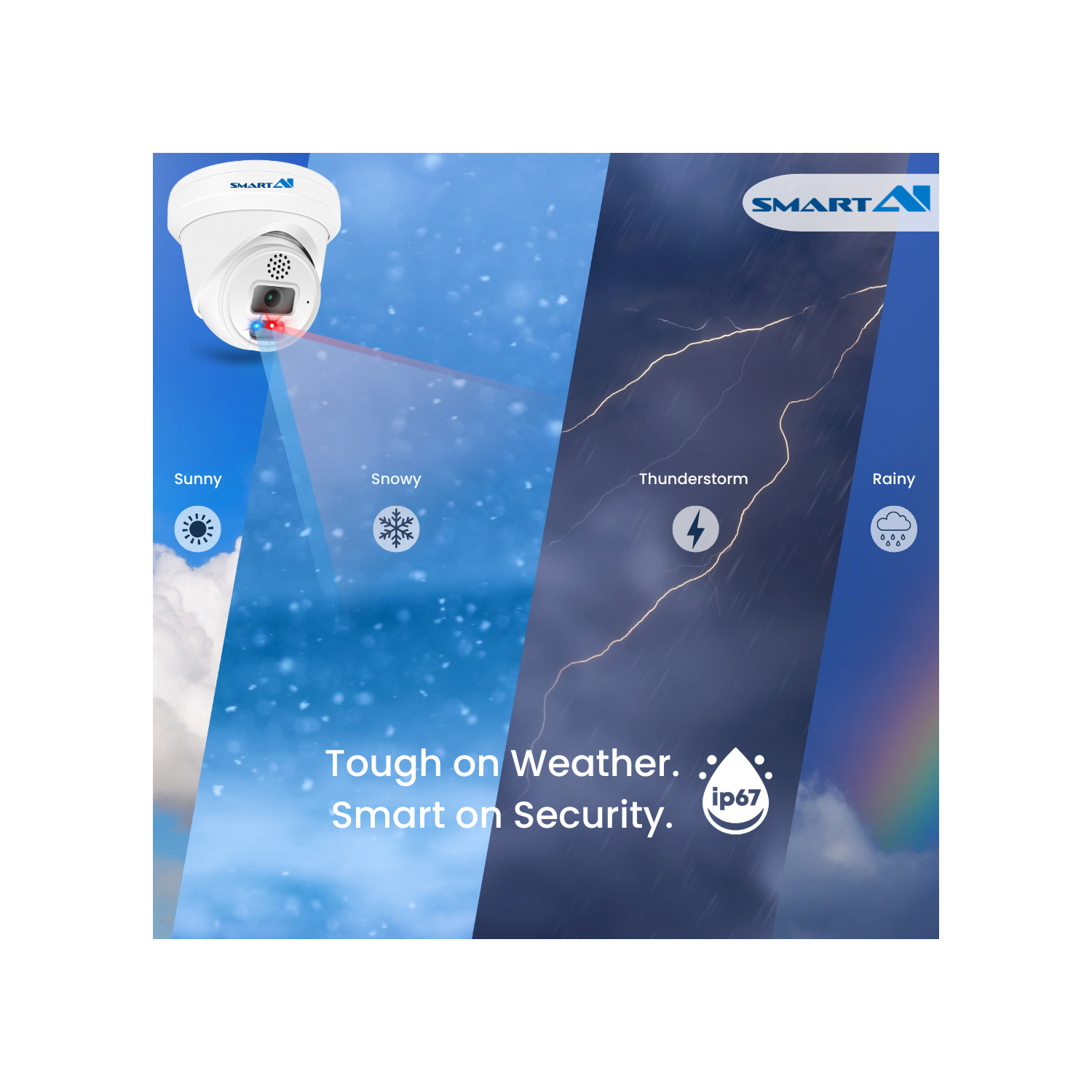 SMART AI 6MP CCTV 8 Security Cameras, 4K NVR 16 CH KIT, 4 TB HD Built in, Two Way Talk, Weather Proof Housing, Smart Detection, Human, Vehicle,