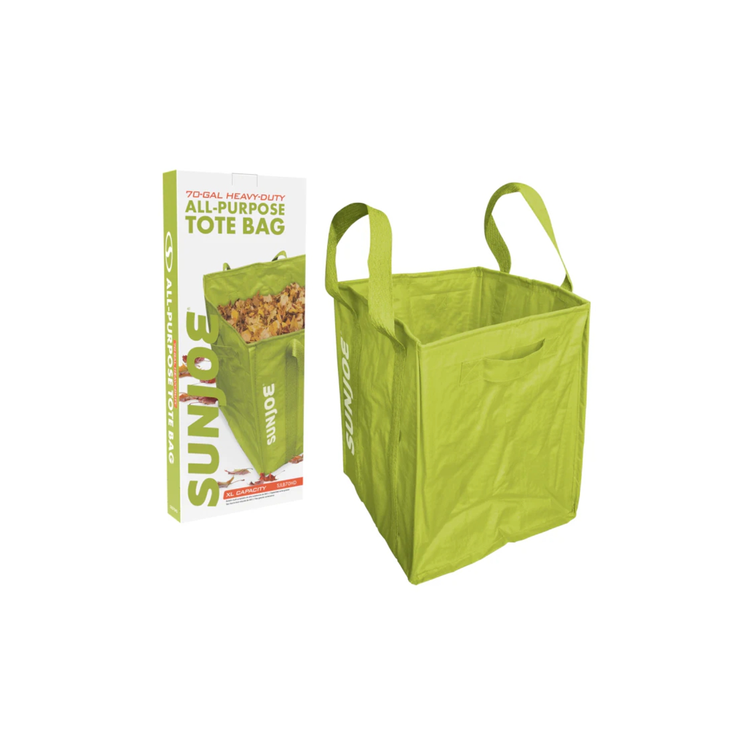 Sun Joe SJLB70HD Jumbo Heavy-Duty All-Purpose Garden Leaf and Debris Bag | 70-Gallon